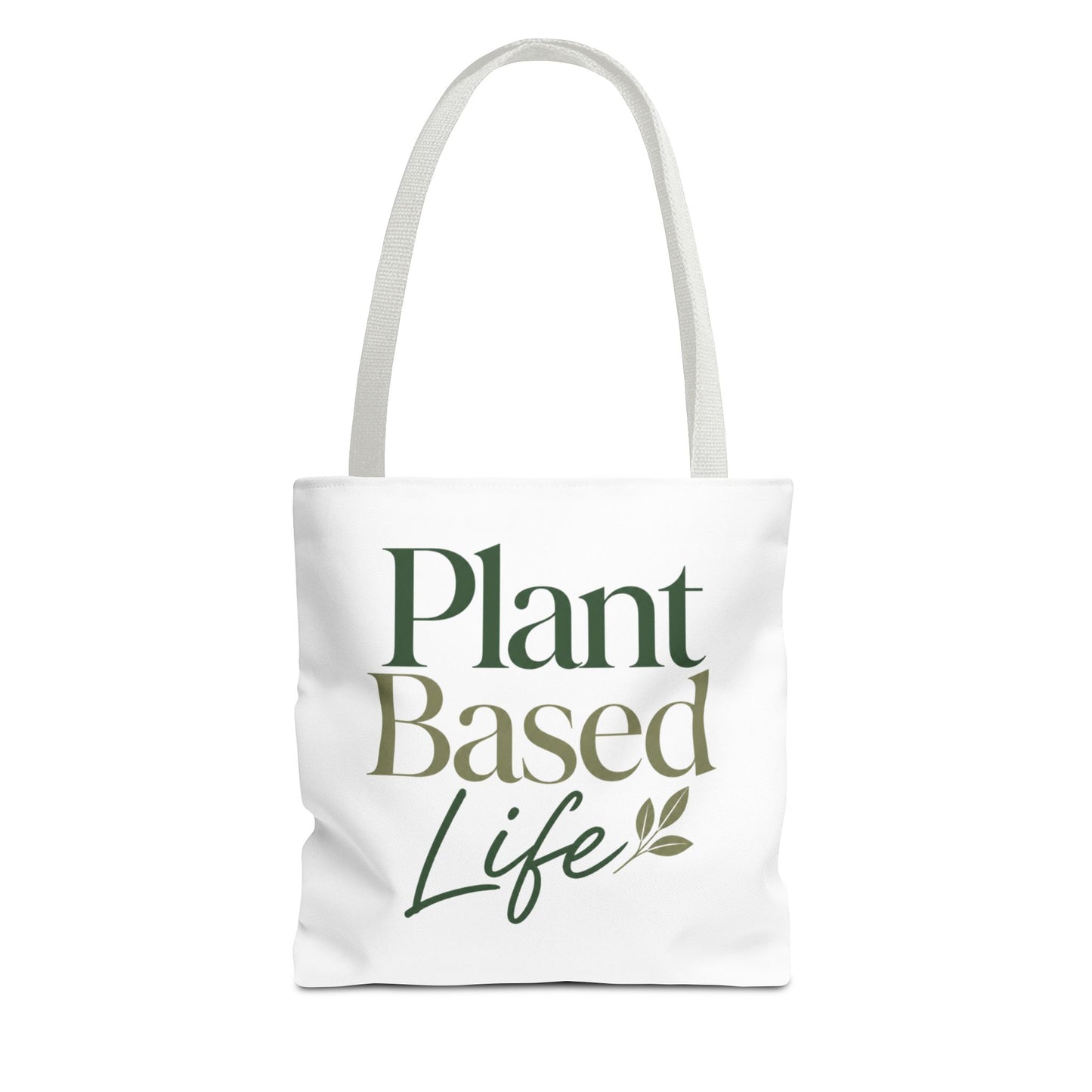 Plant-Based Tote Bag – "Plant Based Life" / "Eat Plants Daily" Eco-Friendly Canvas Tote