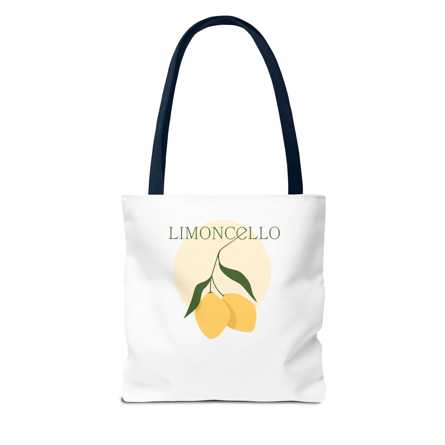 Tote Bag — Cute Vegan Avocado & Limoncello Lemon Print Eco Tote