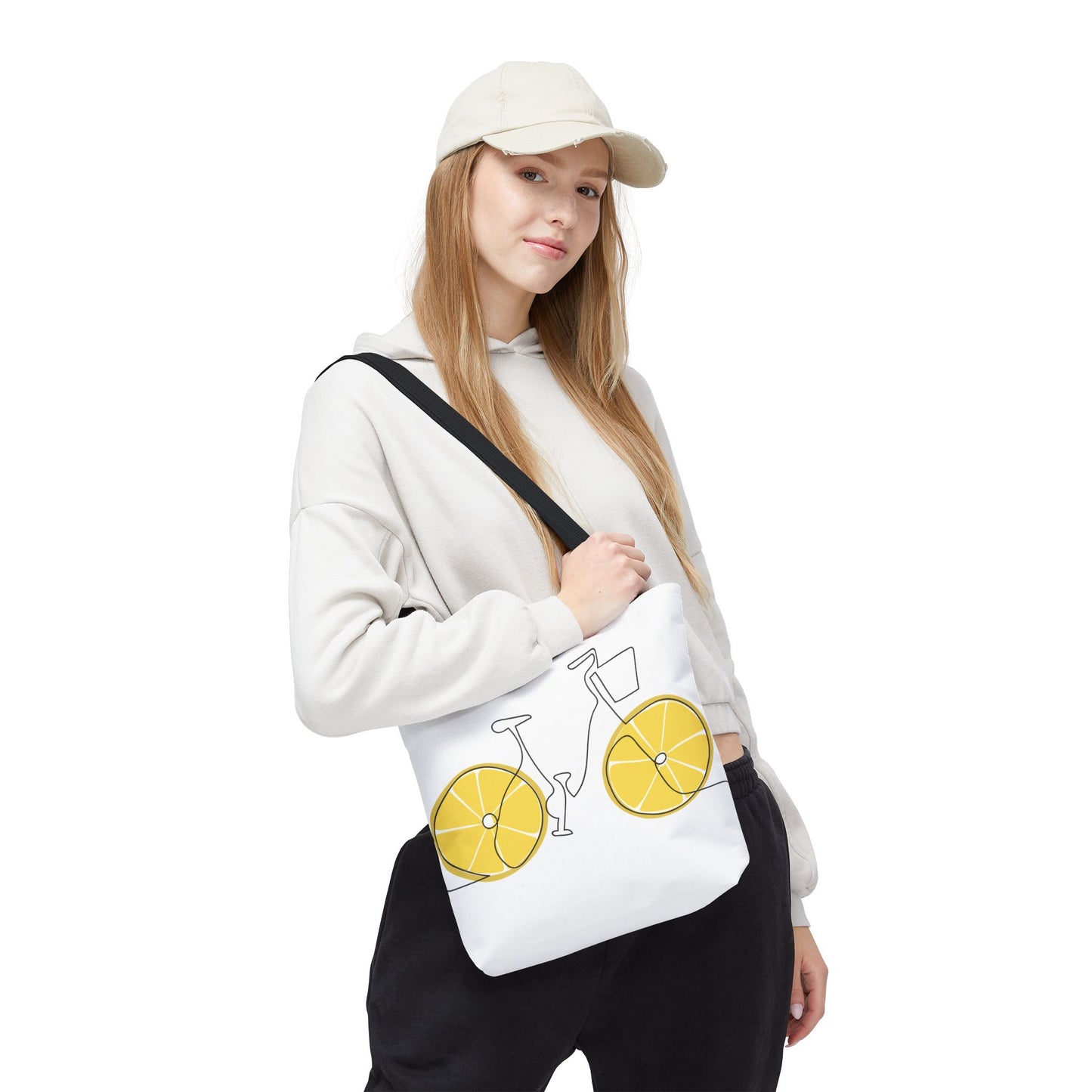 Choose Plants Always Tote Bag — Lemon Bike Floral Eco-Friendly Shopper