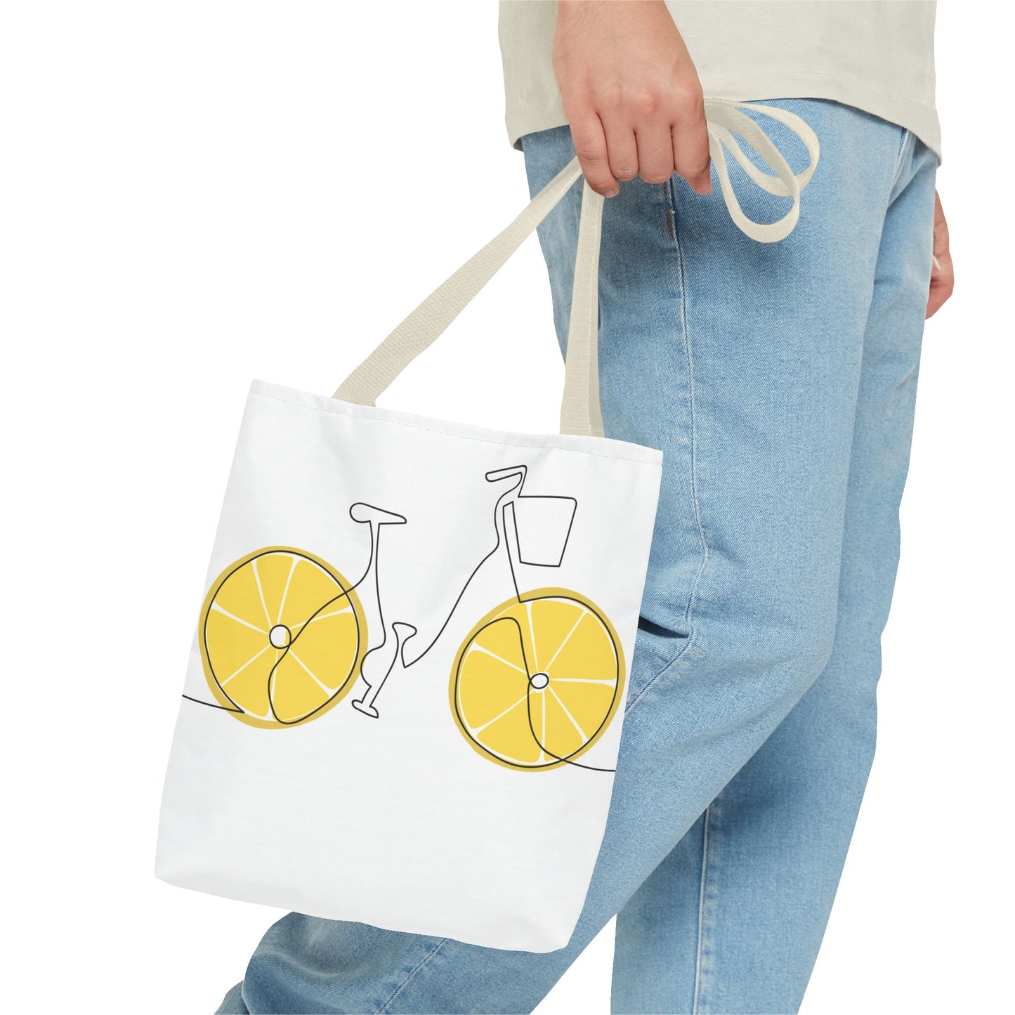 Choose Plants Always Tote Bag — Lemon Bike Floral Eco-Friendly Shopper