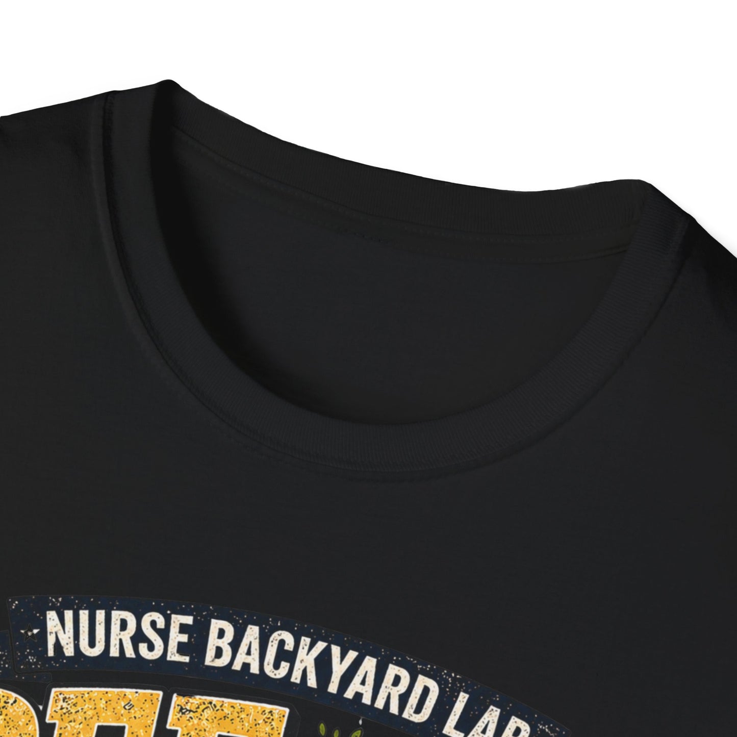 Funny Nurse T-Shirt - "Pee Under a Tree" Backyard Lab Humor Top for Veterinary & Dog Lovers
