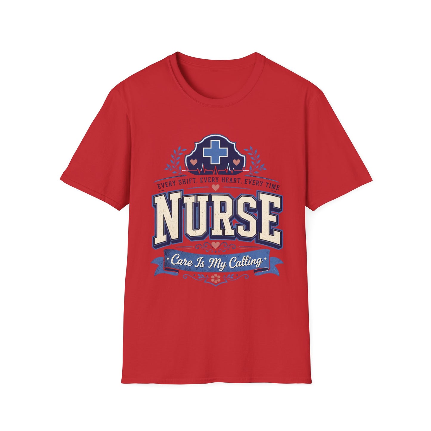 Nurse T-Shirt – "Care Is My Calling" Graphic Tee for Nurses, Nursing Gifts & Appreciation