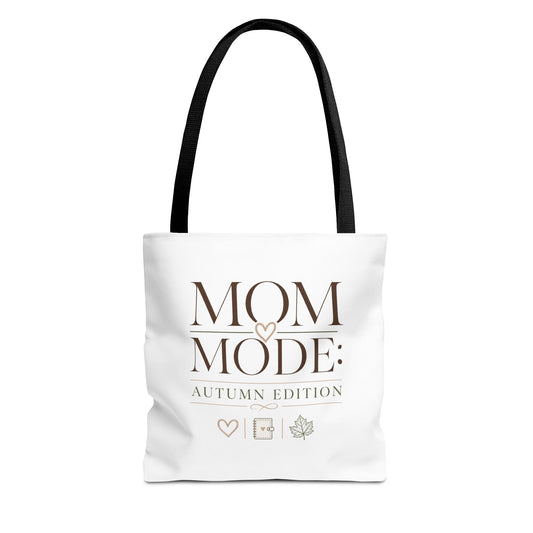Tote Bag - "Mom Mode: Autumn Edition" & Lemon Wheel Bicycle Graphic Tote