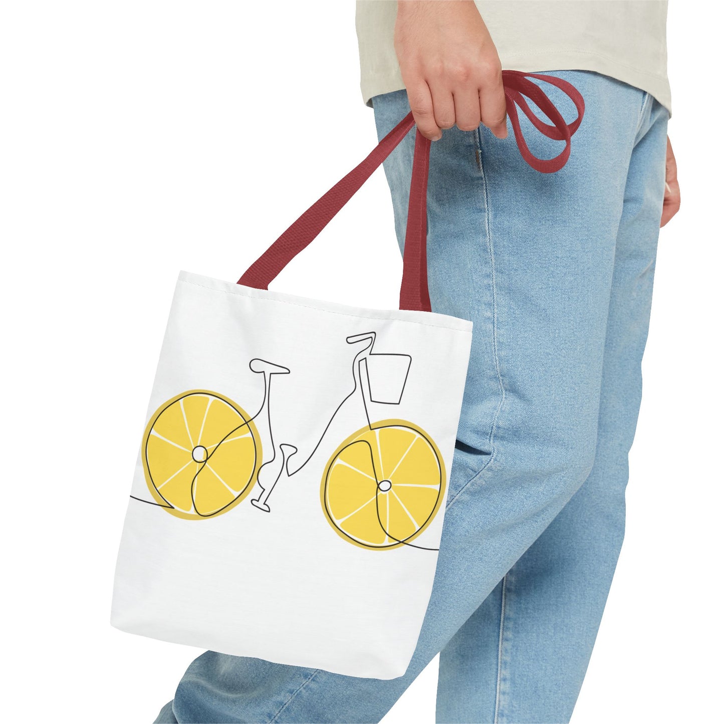 Choose Plants Always Tote Bag — Lemon Bike Floral Eco-Friendly Shopper