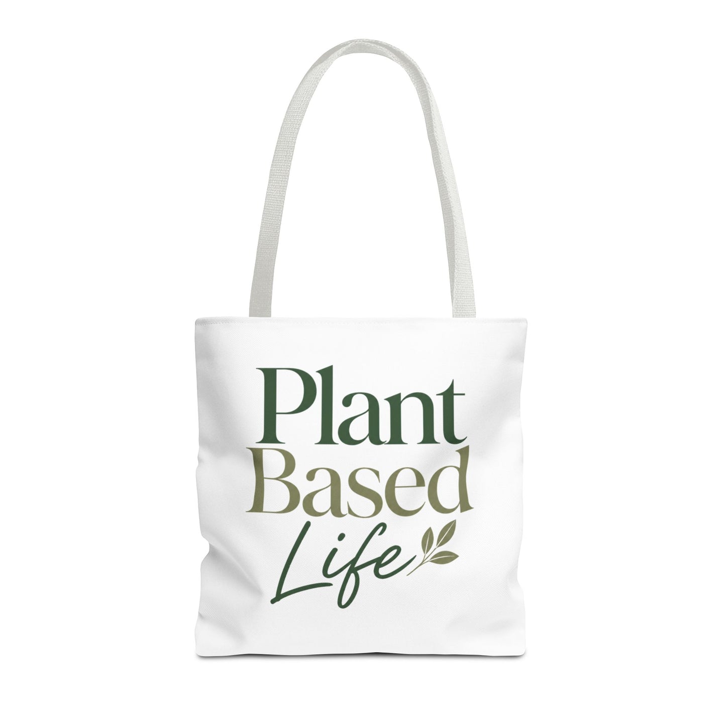 Plant-Based Tote Bag – "Plant Based Life" / "Eat Plants Daily" Eco-Friendly Canvas Tote