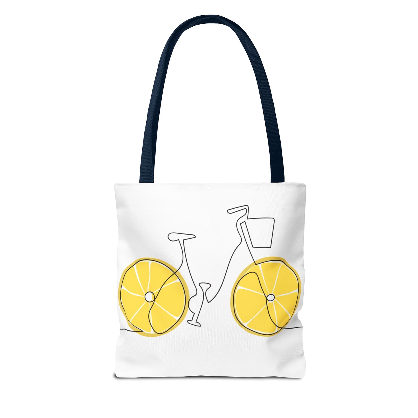 Tote Bag - "Mom Mode: Autumn Edition" & Lemon Wheel Bicycle Graphic Tote