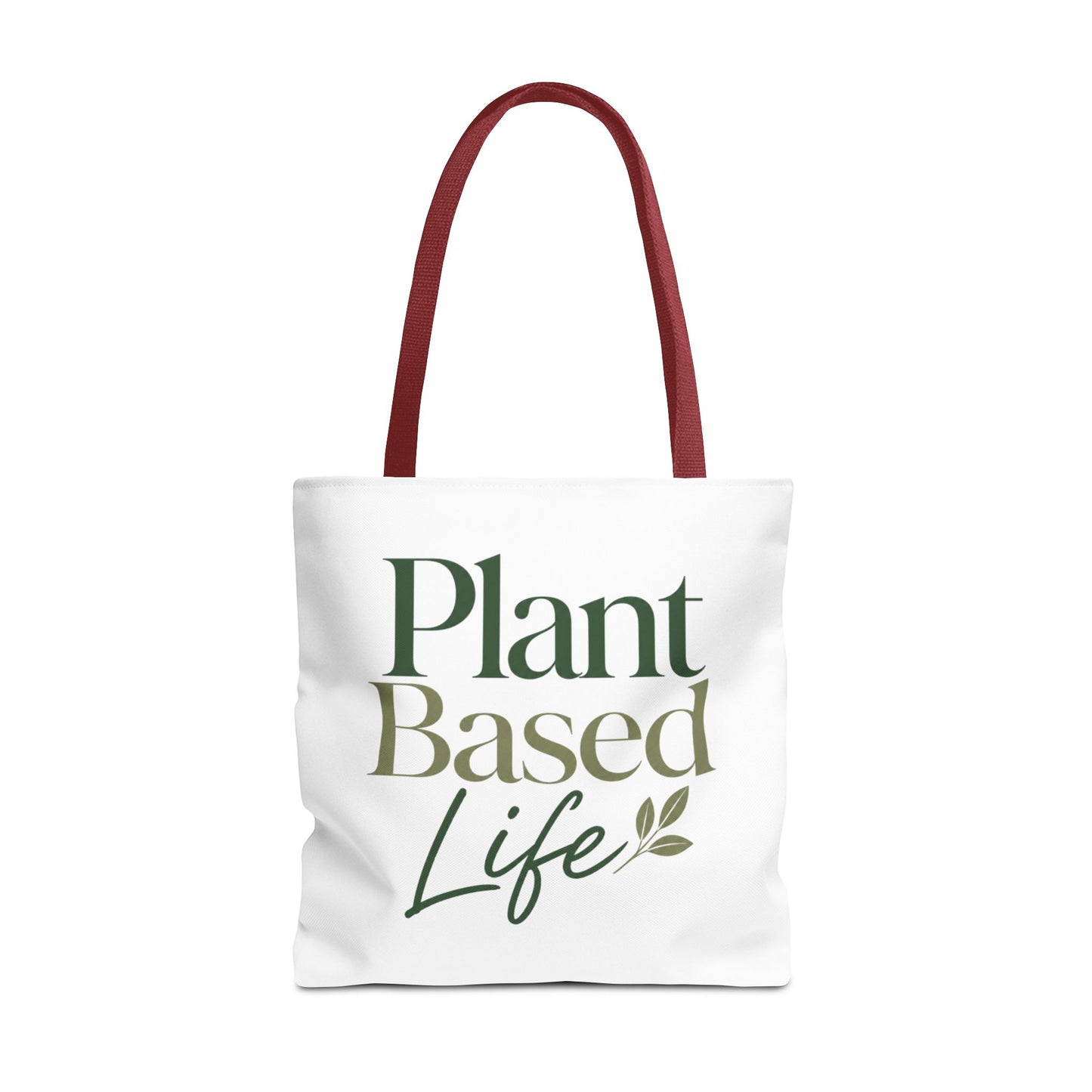 Plant-Based Tote Bag – "Plant Based Life" / "Eat Plants Daily" Eco-Friendly Canvas Tote
