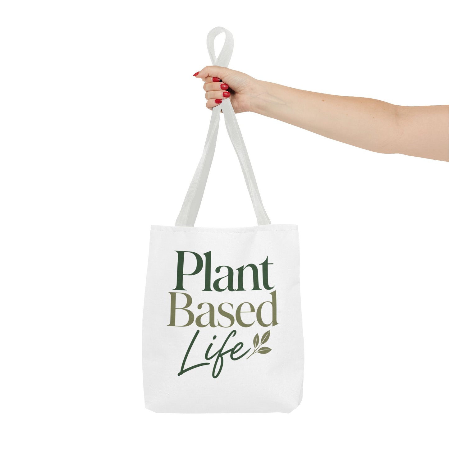 Plant-Based Tote Bag – "Plant Based Life" / "Eat Plants Daily" Eco-Friendly Canvas Tote