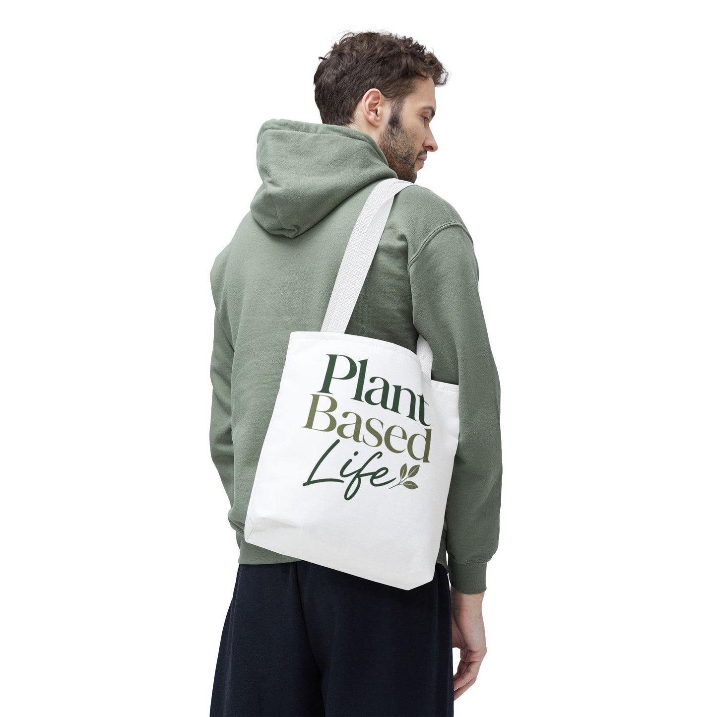 Plant-Based Tote Bag – "Plant Based Life" / "Eat Plants Daily" Eco-Friendly Canvas Tote