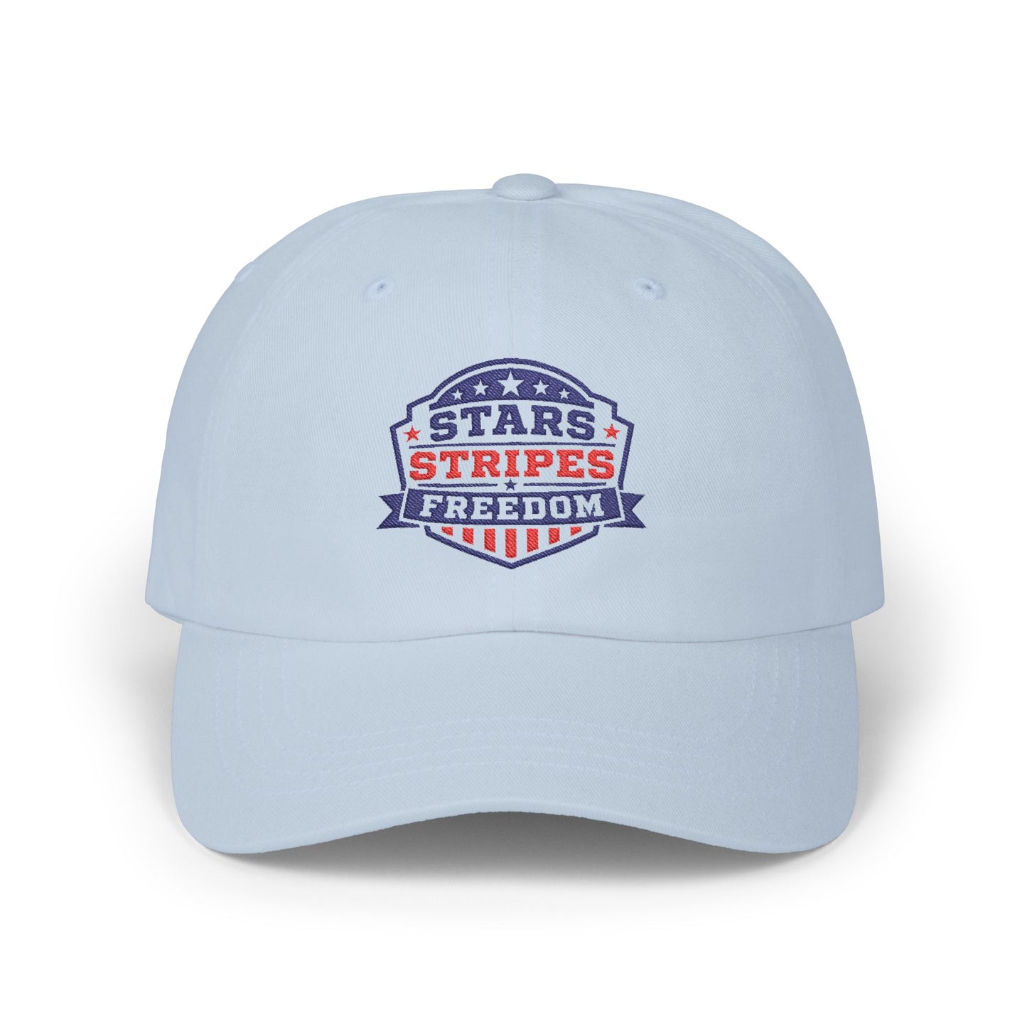 Dad Cap — Stars Stripes Freedom Embroidered Patriotic Hat