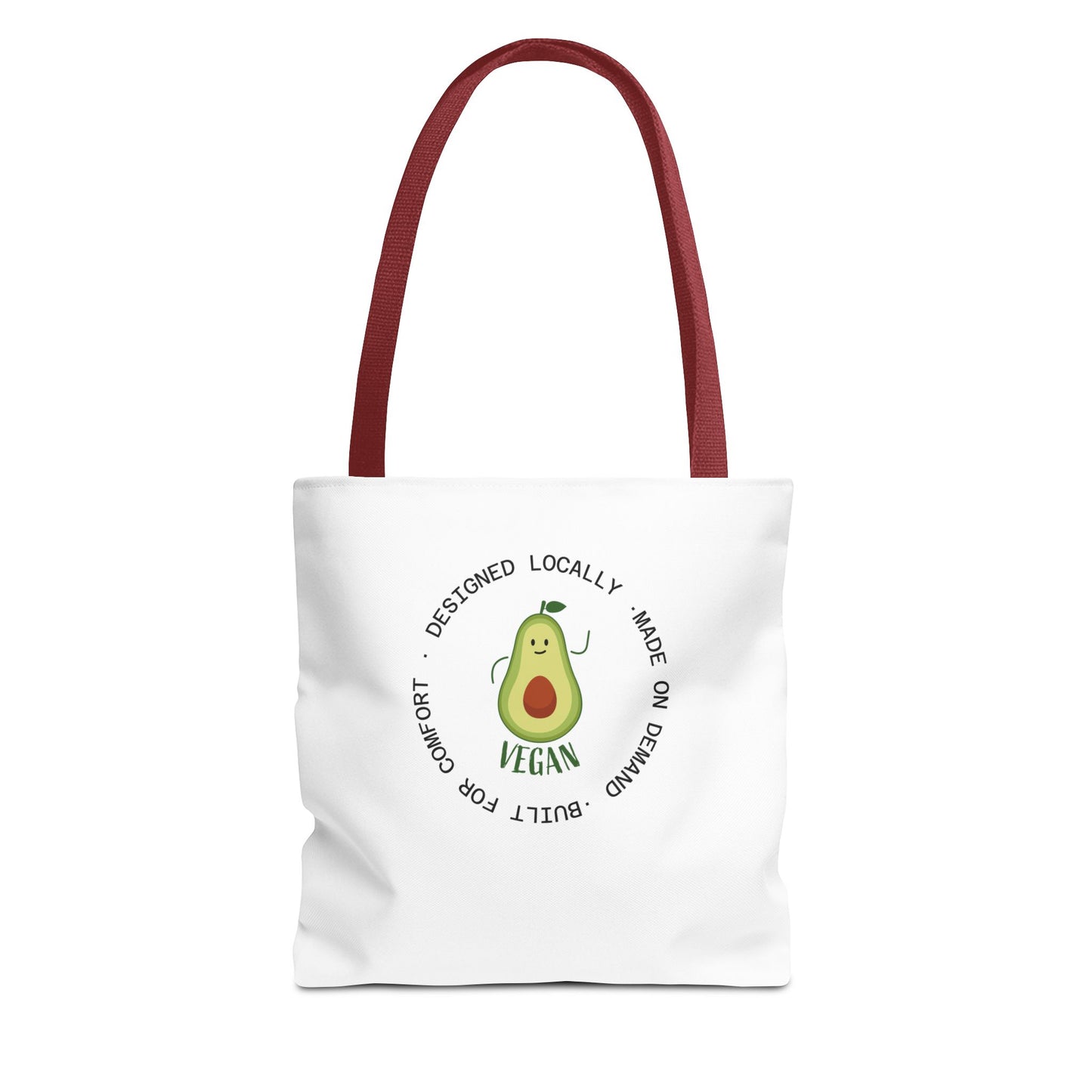 Tote Bag — Cute Vegan Avocado & Limoncello Lemon Print Eco Tote