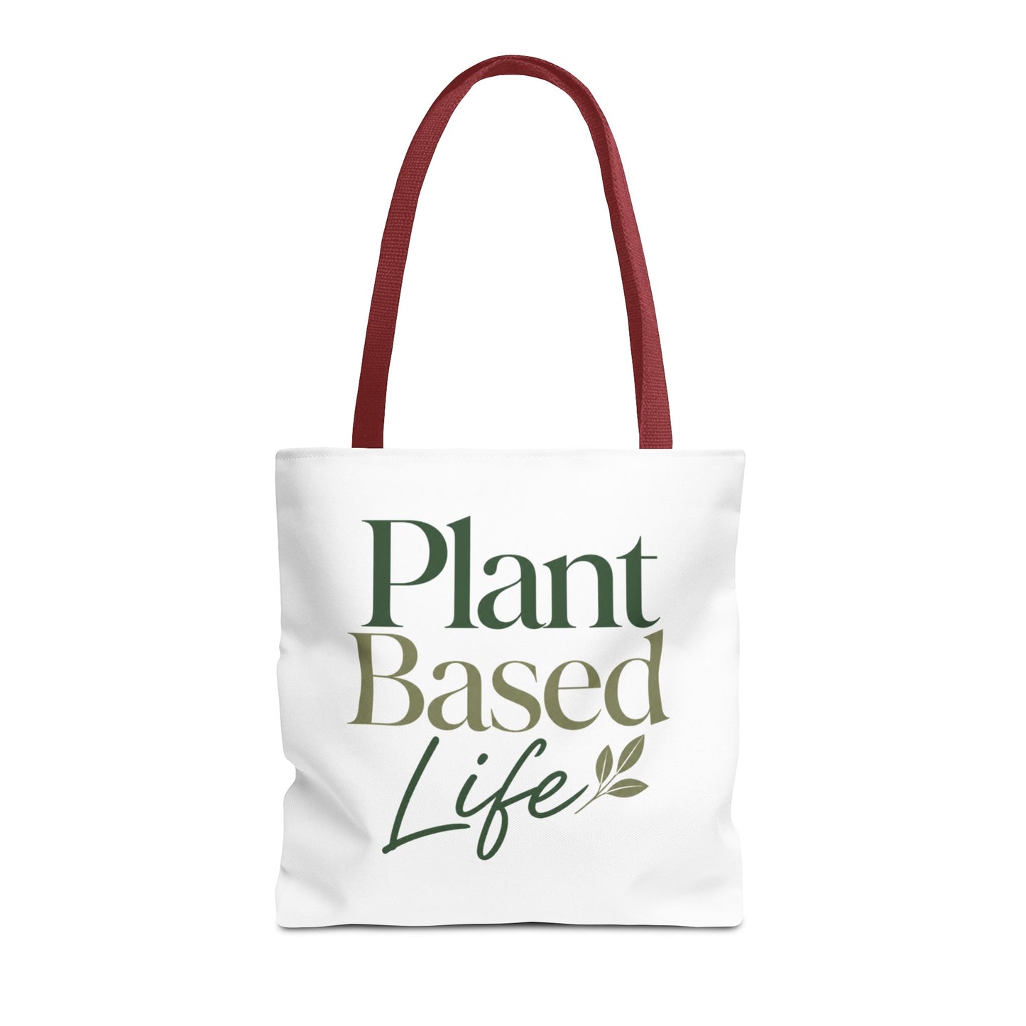 Plant-Based Tote Bag – "Plant Based Life" / "Eat Plants Daily" Eco-Friendly Canvas Tote