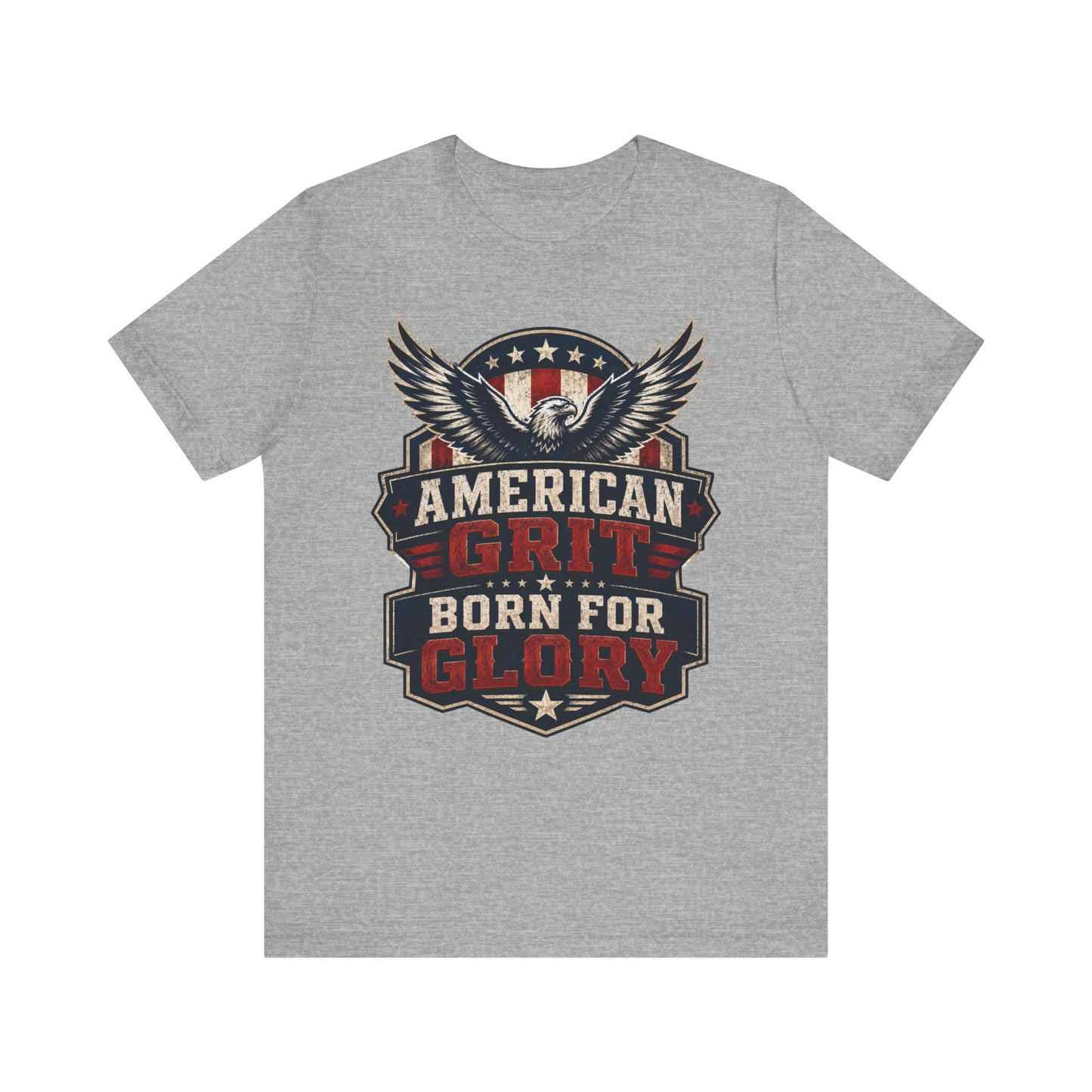 American Grit Tee — "Born for Glory" Patriotic Eagle T-Shirt