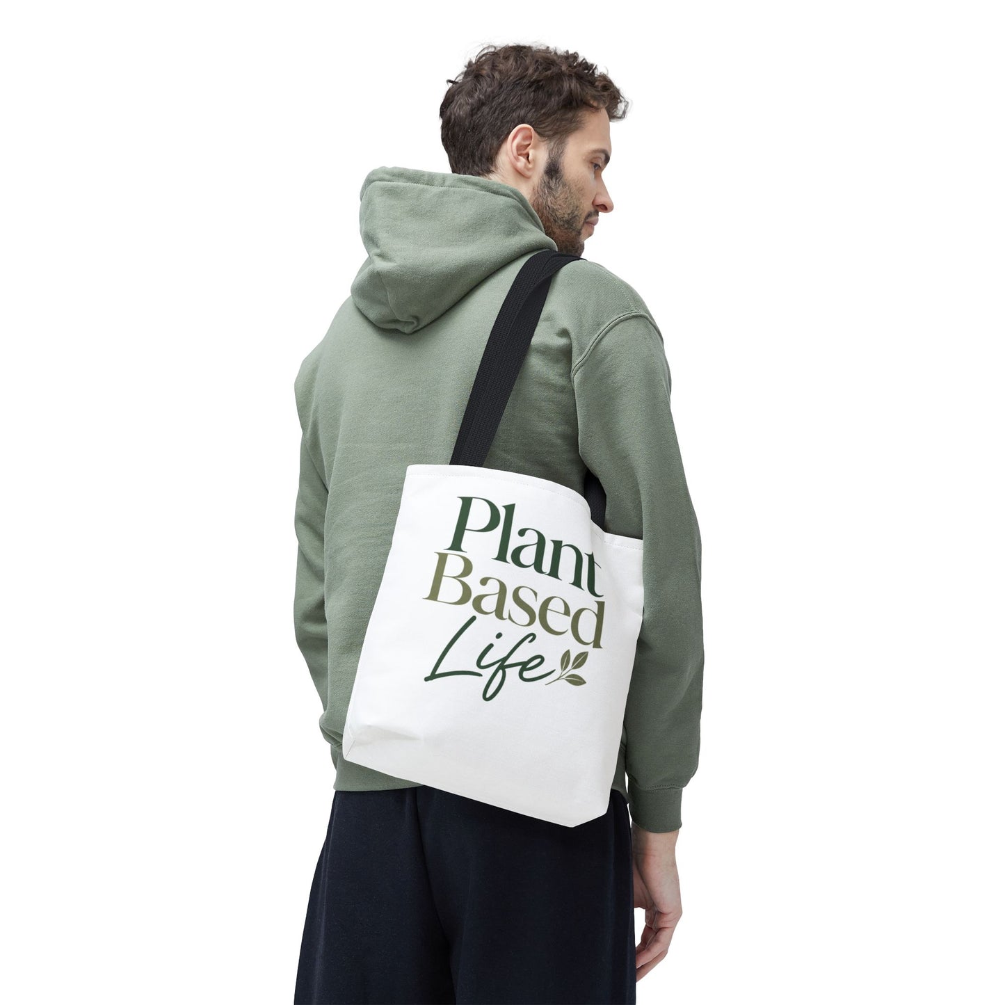 Plant-Based Tote Bag – "Plant Based Life" / "Eat Plants Daily" Eco-Friendly Canvas Tote