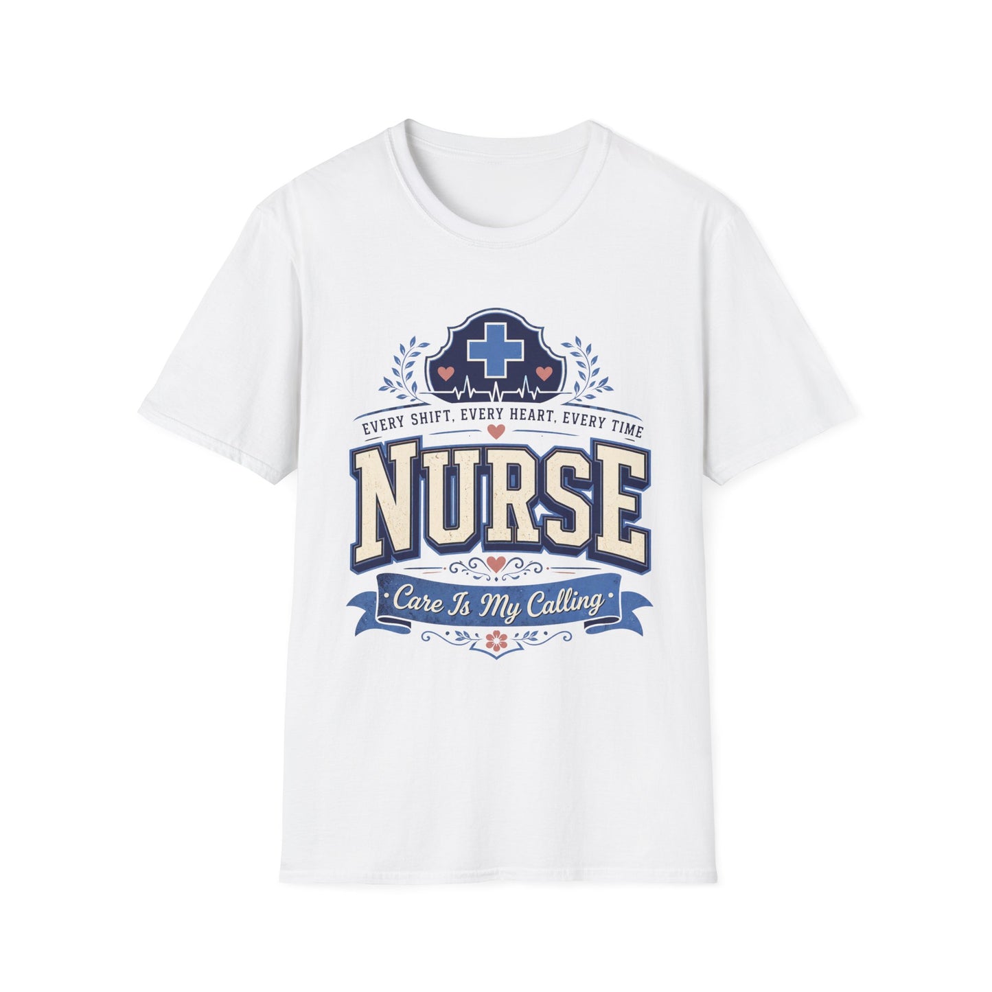 Nurse T-Shirt – "Care Is My Calling" Graphic Tee for Nurses, Nursing Gifts & Appreciation
