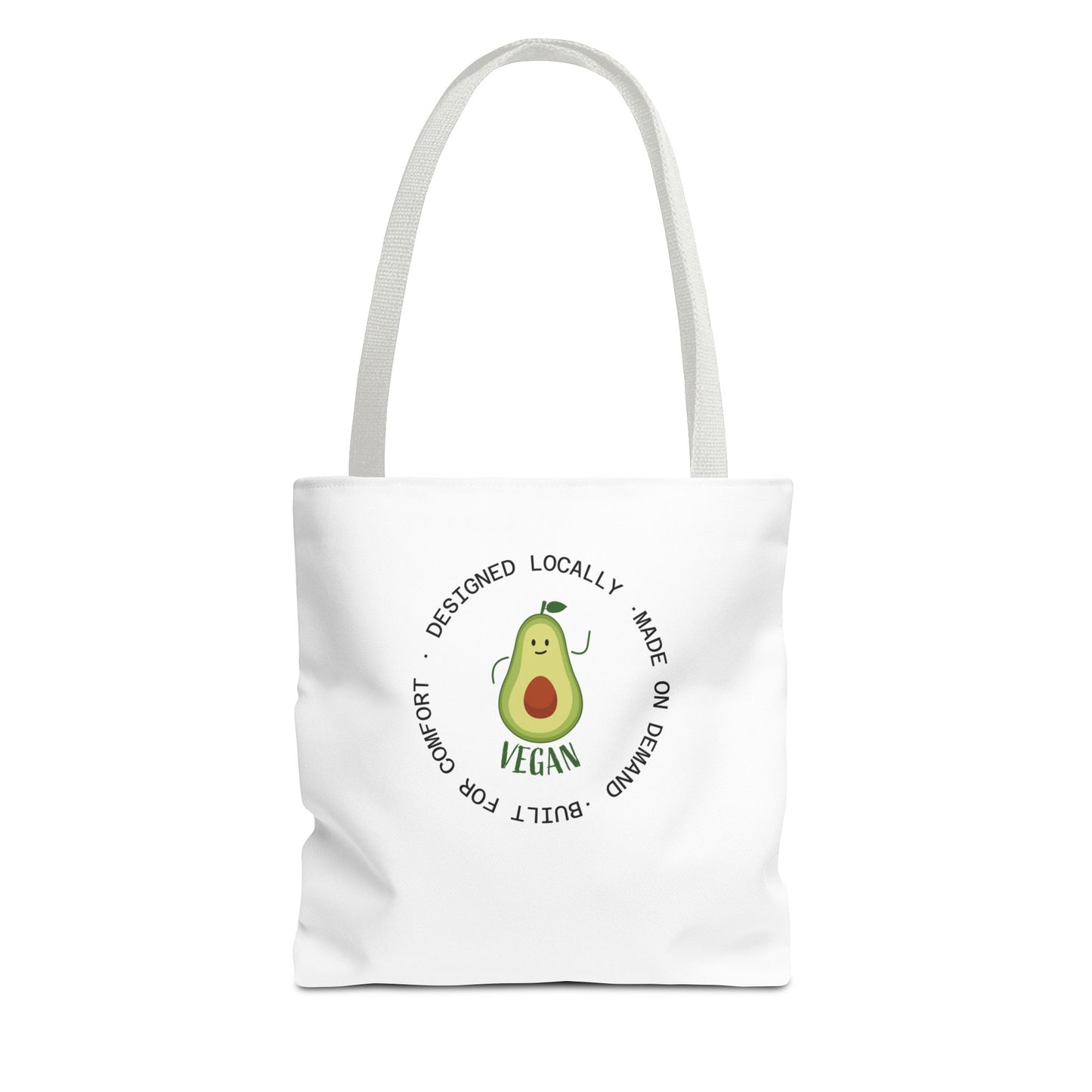Tote Bag — Cute Vegan Avocado & Limoncello Lemon Print Eco Tote