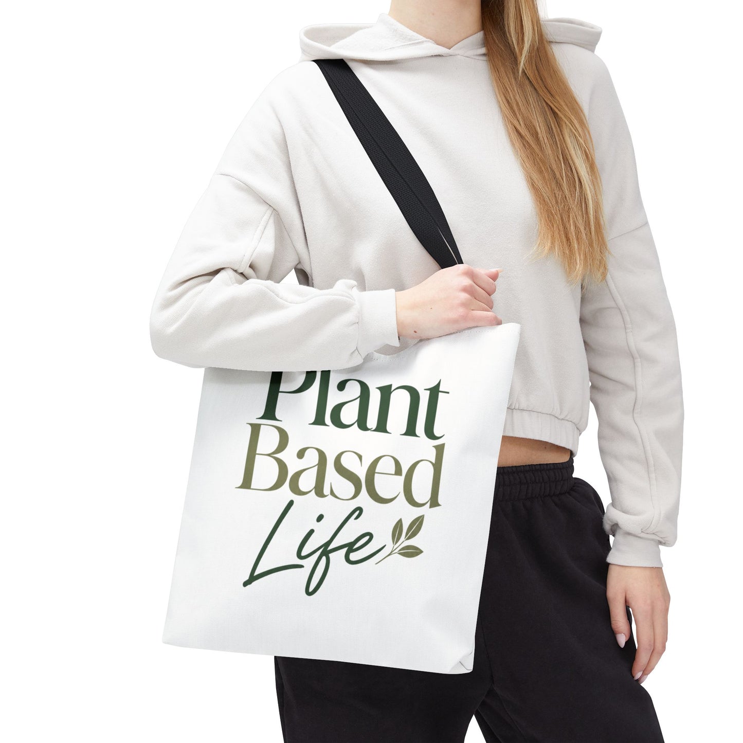 Plant-Based Tote Bag – "Plant Based Life" / "Eat Plants Daily" Eco-Friendly Canvas Tote