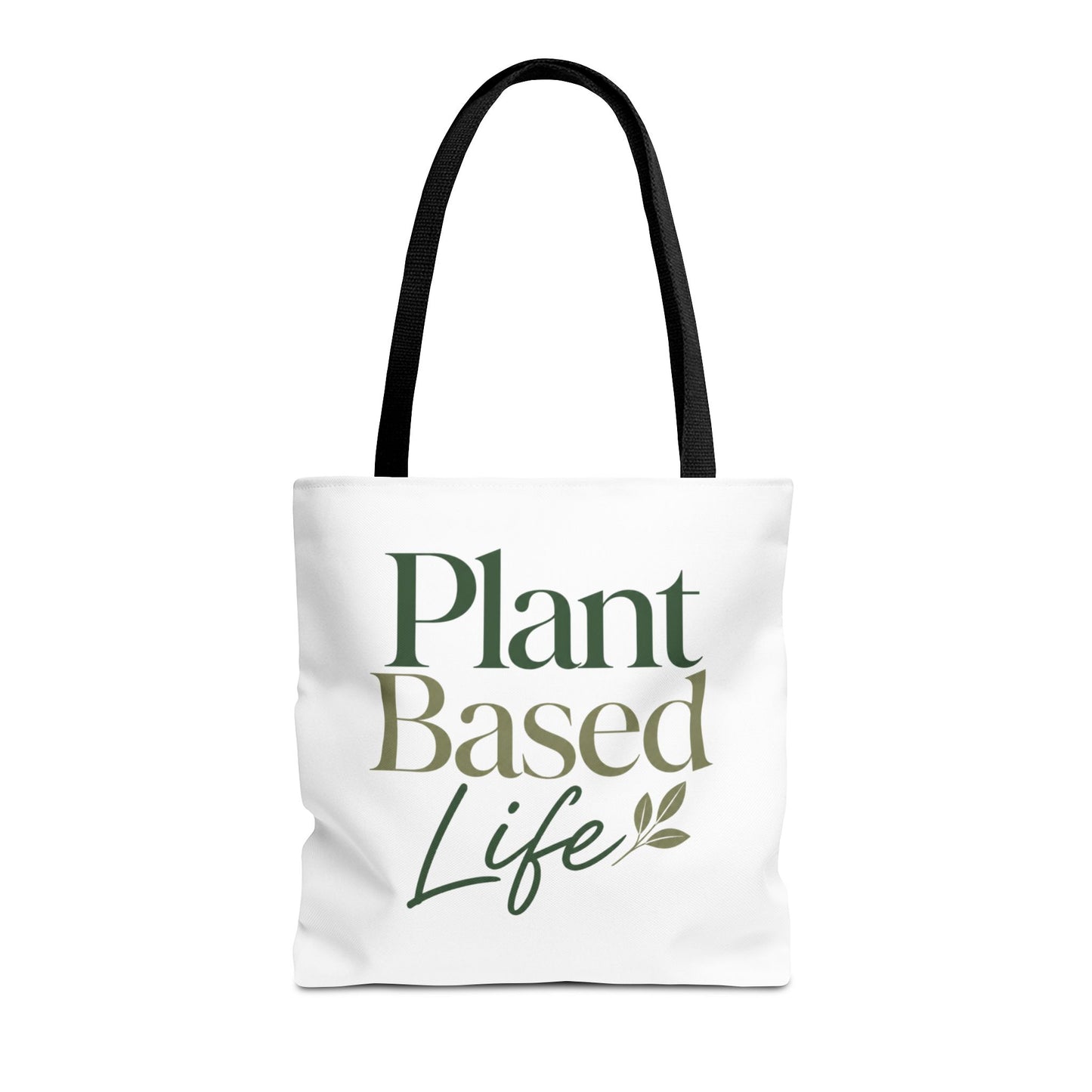 Plant-Based Tote Bag – "Plant Based Life" / "Eat Plants Daily" Eco-Friendly Canvas Tote
