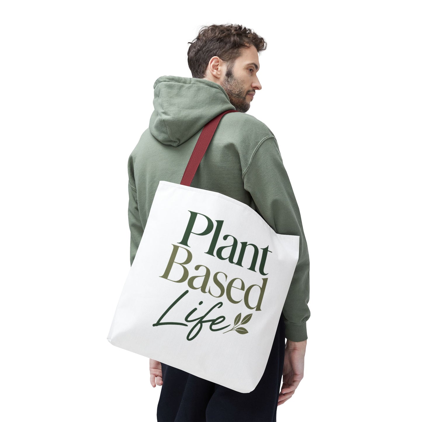 Plant-Based Tote Bag – "Plant Based Life" / "Eat Plants Daily" Eco-Friendly Canvas Tote