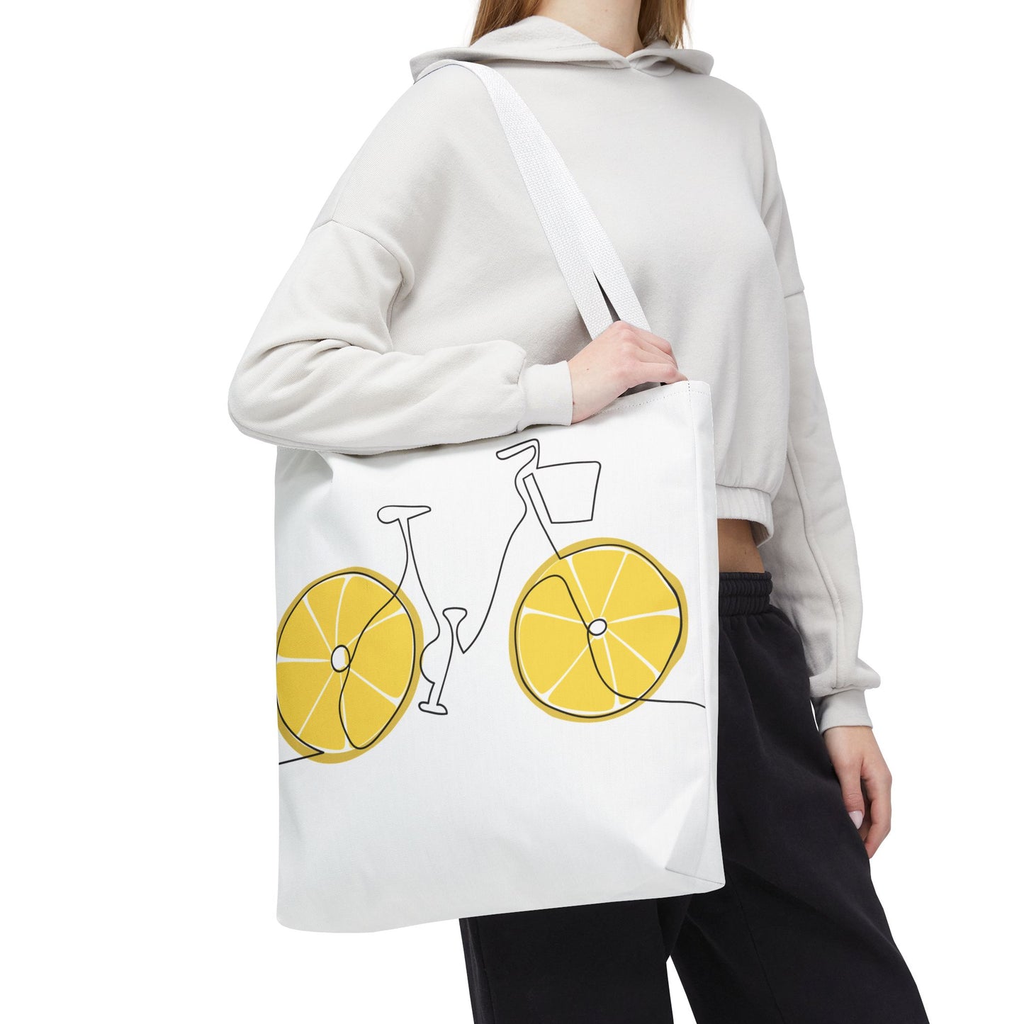 Choose Plants Always Tote Bag — Lemon Bike Floral Eco-Friendly Shopper