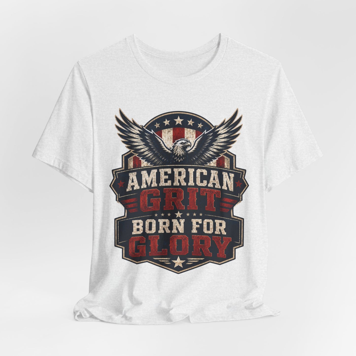 American Grit Tee — "Born for Glory" Patriotic Eagle T-Shirt