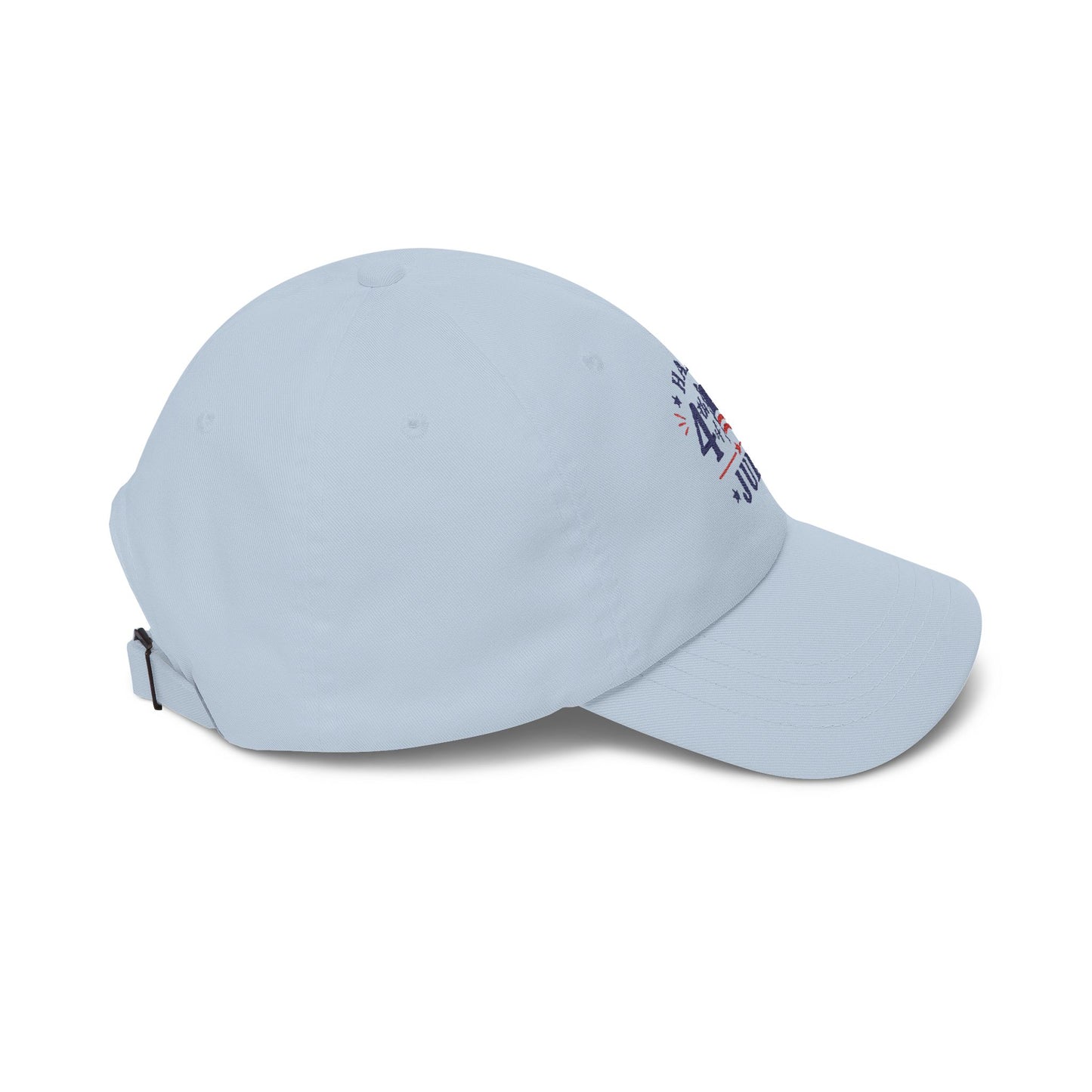4th of July Dad Cap – "Happy 4th July" Patriotic Baseball Hat
