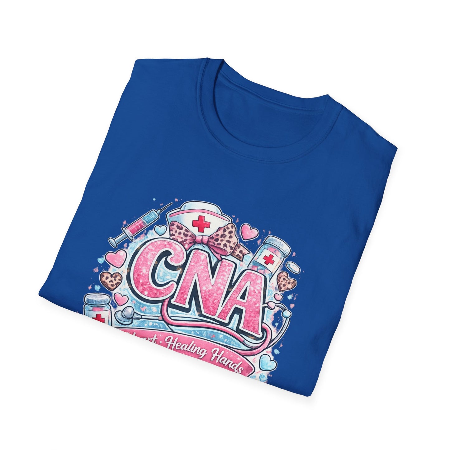CNA Heart & Healing T-Shirt — Certified Nursing Assistant Tribute Tee