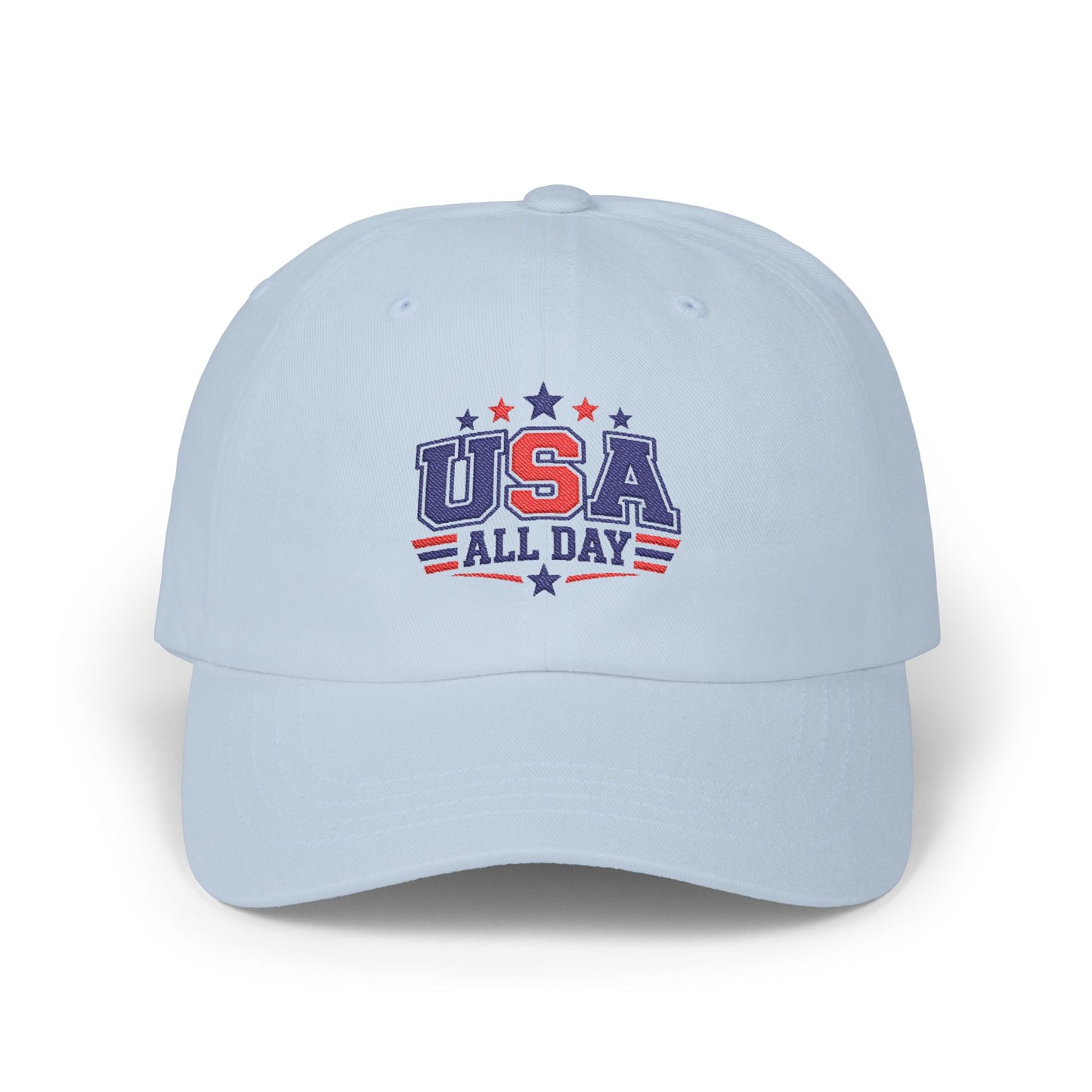 USA All Day Dad Cap — Patriotic Adjustable Baseball Hat
