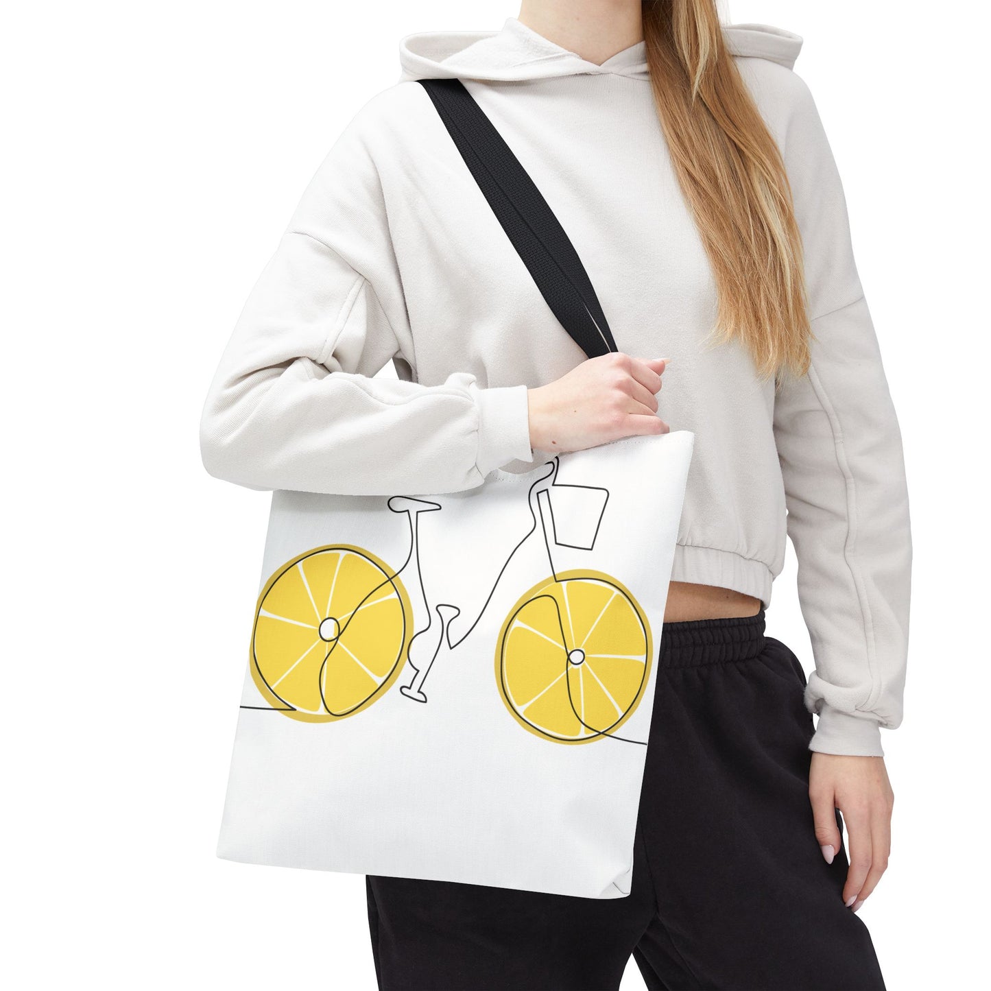 Choose Plants Always Tote Bag — Lemon Bike Floral Eco-Friendly Shopper