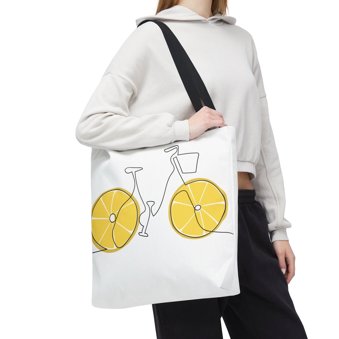 Choose Plants Always Tote Bag — Lemon Bike Floral Eco-Friendly Shopper