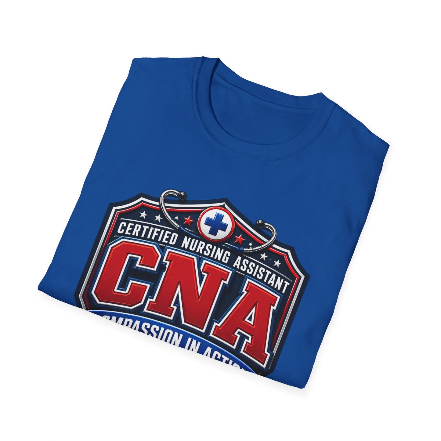 CNA T-Shirt – Certified Nursing Assistant ‘Compassion in Action’ Design