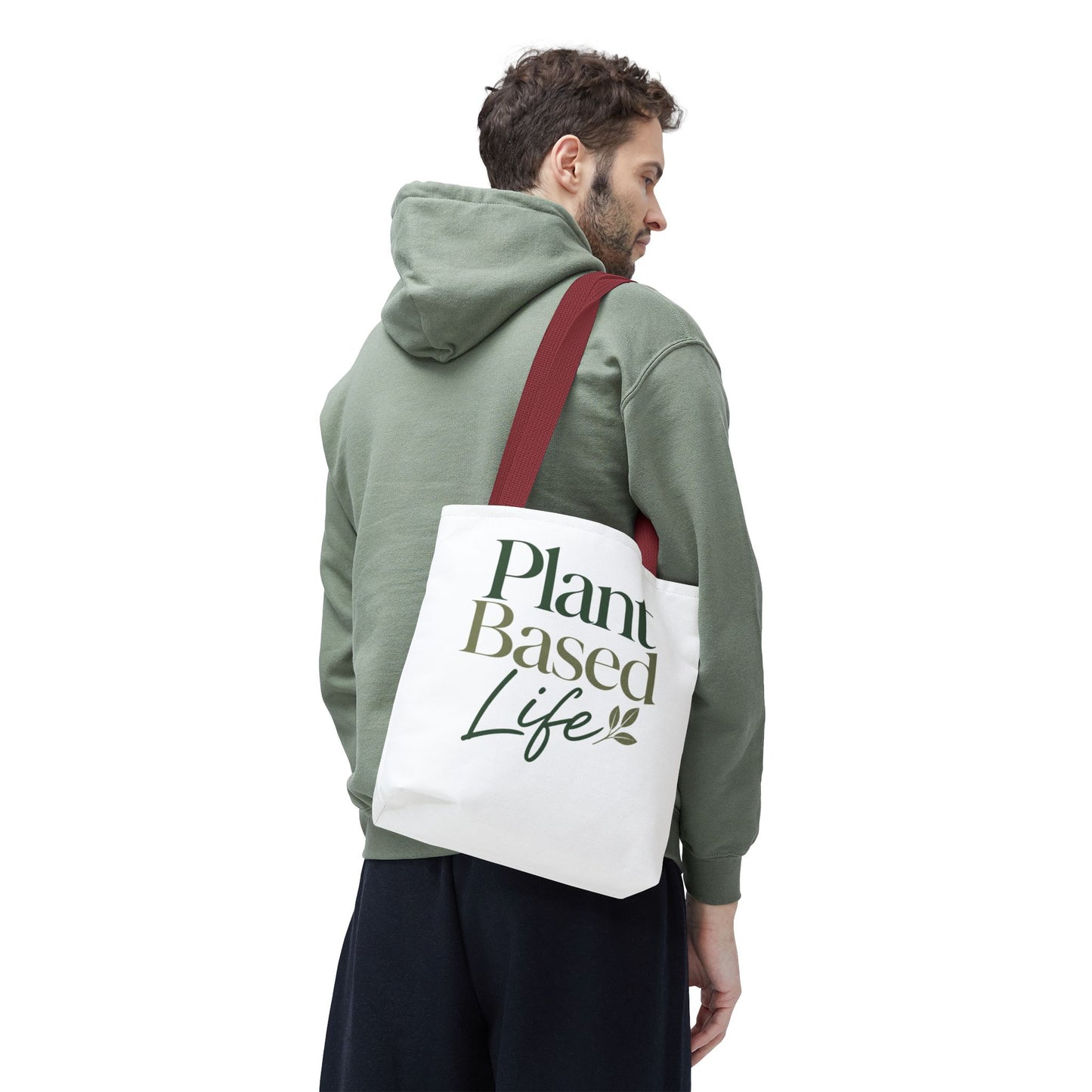 Plant-Based Tote Bag – "Plant Based Life" / "Eat Plants Daily" Eco-Friendly Canvas Tote