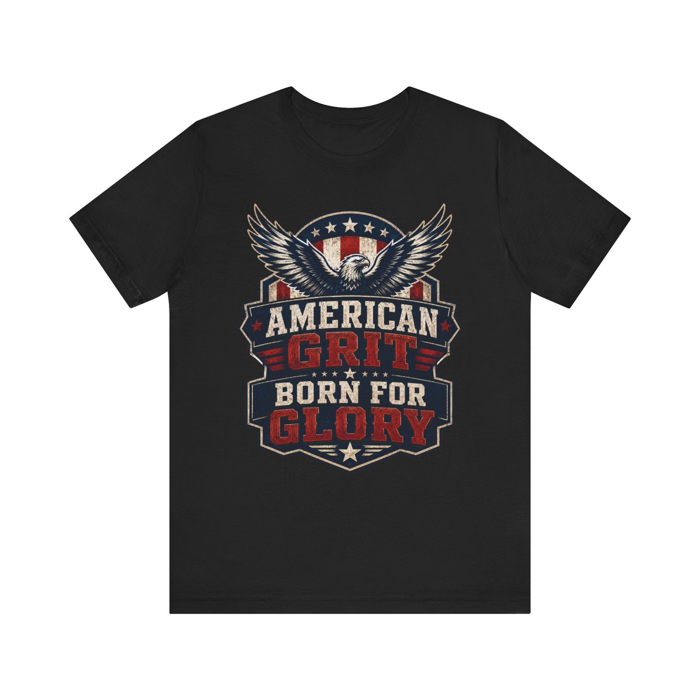American Grit Tee — "Born for Glory" Patriotic Eagle T-Shirt