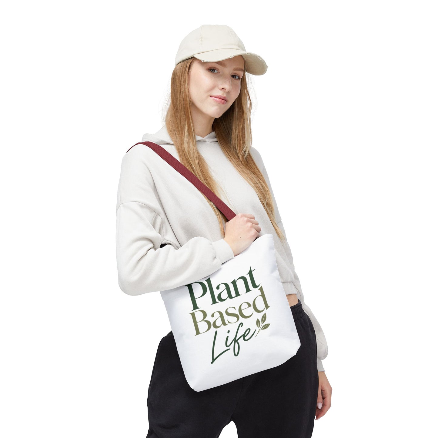 Plant-Based Tote Bag – "Plant Based Life" / "Eat Plants Daily" Eco-Friendly Canvas Tote