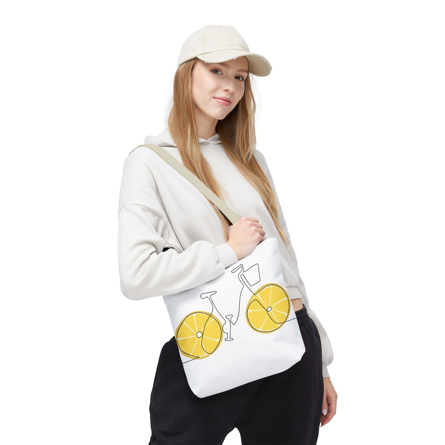 Choose Plants Always Tote Bag — Lemon Bike Floral Eco-Friendly Shopper