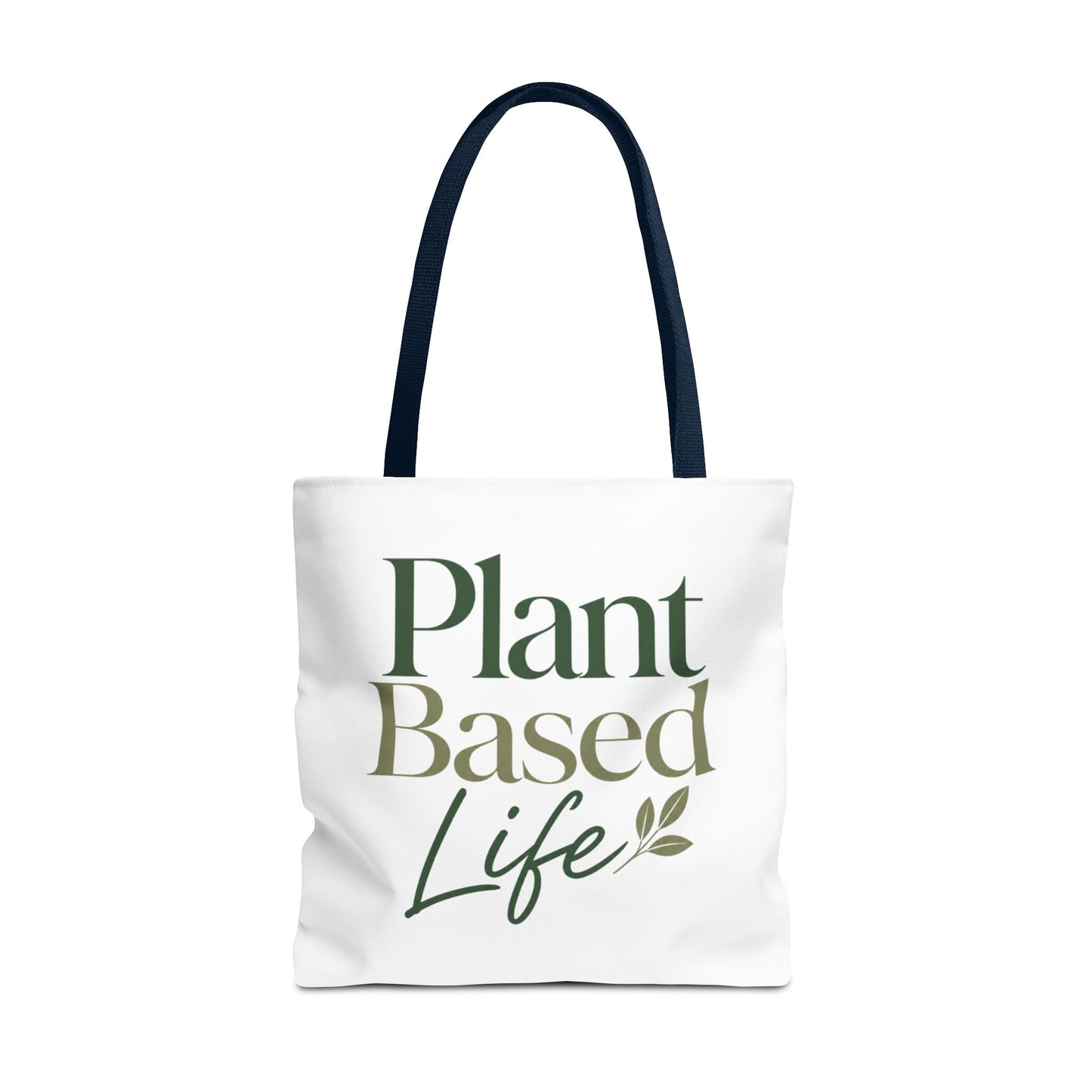 Plant-Based Tote Bag – "Plant Based Life" / "Eat Plants Daily" Eco-Friendly Canvas Tote