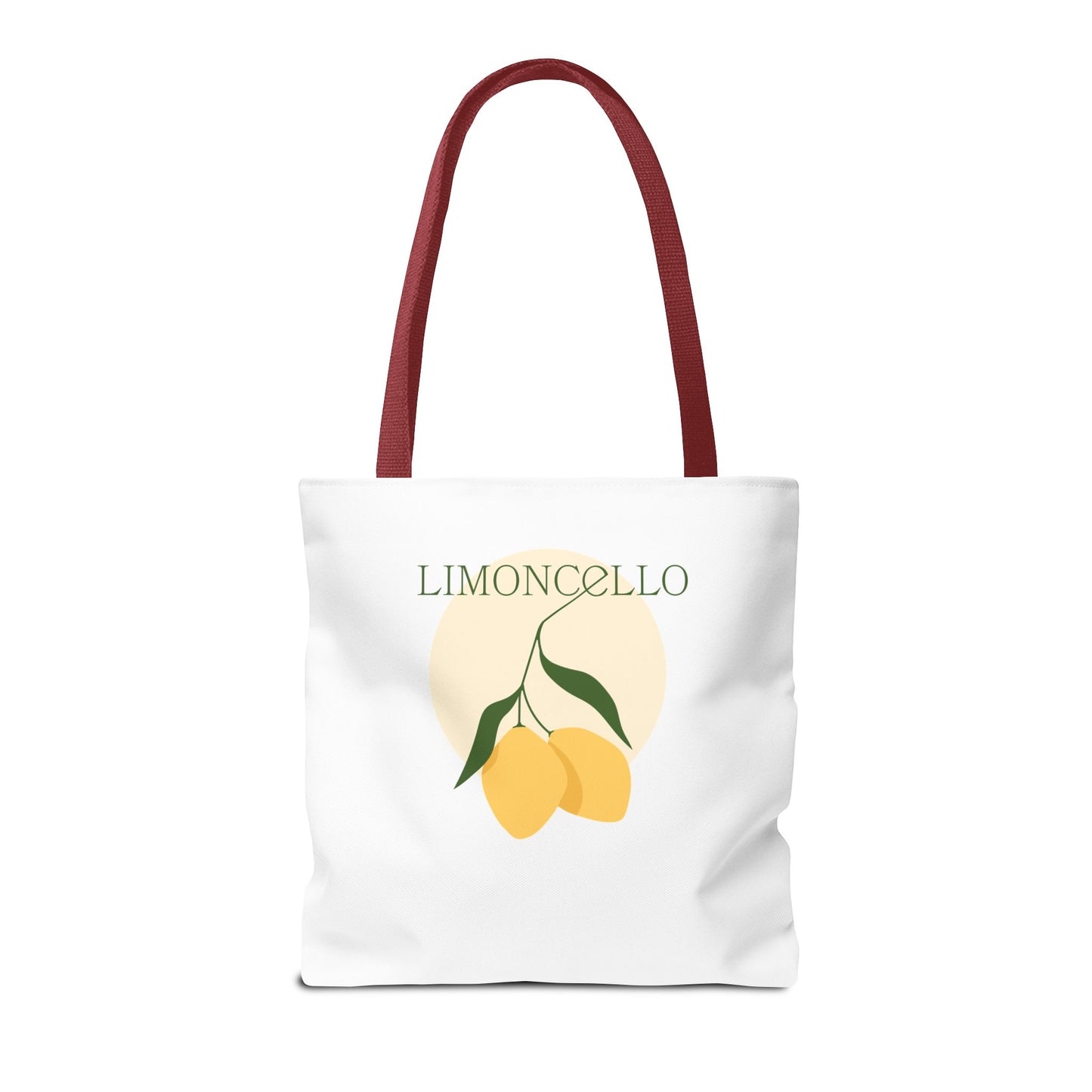 Tote Bag — Cute Vegan Avocado & Limoncello Lemon Print Eco Tote