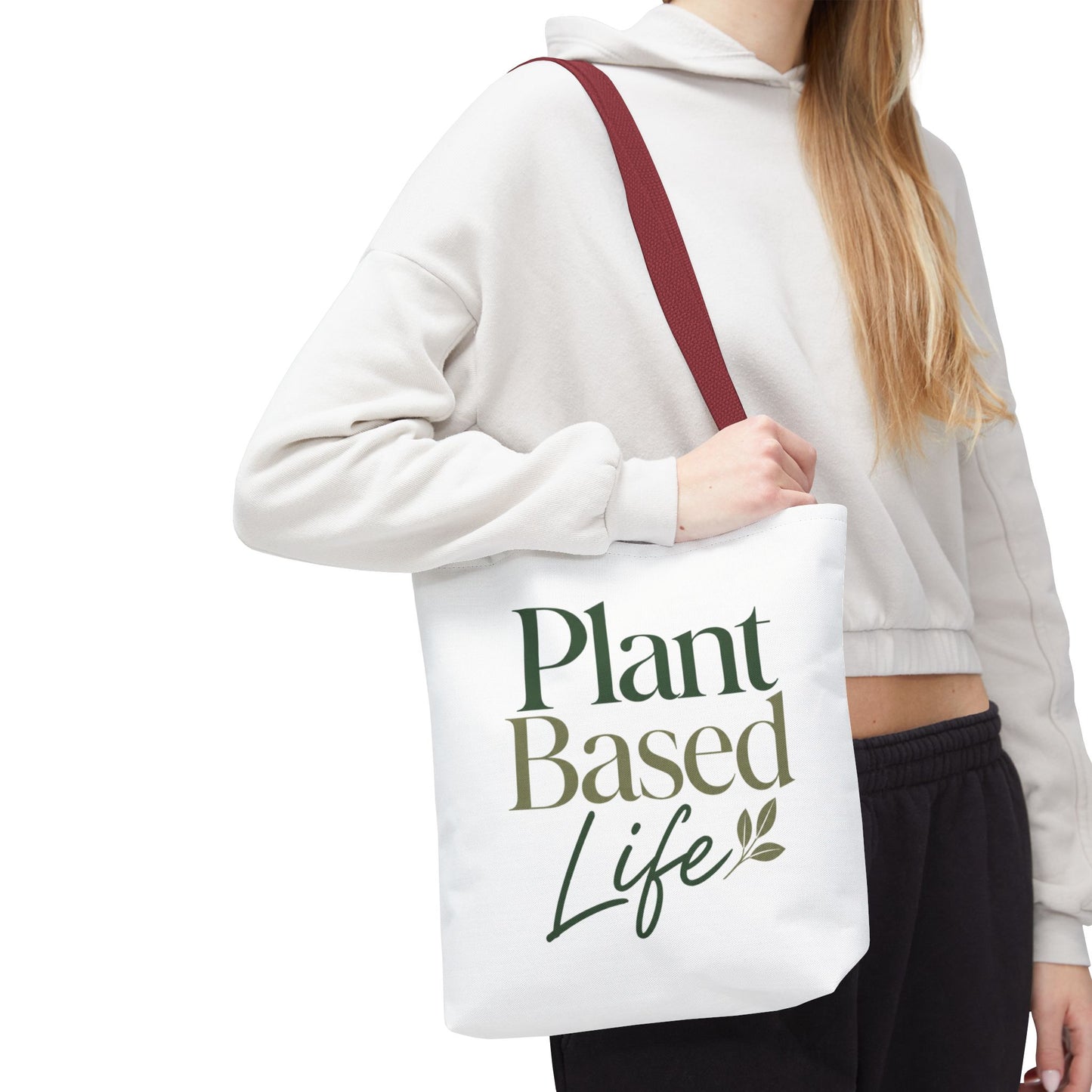 Plant-Based Tote Bag – "Plant Based Life" / "Eat Plants Daily" Eco-Friendly Canvas Tote