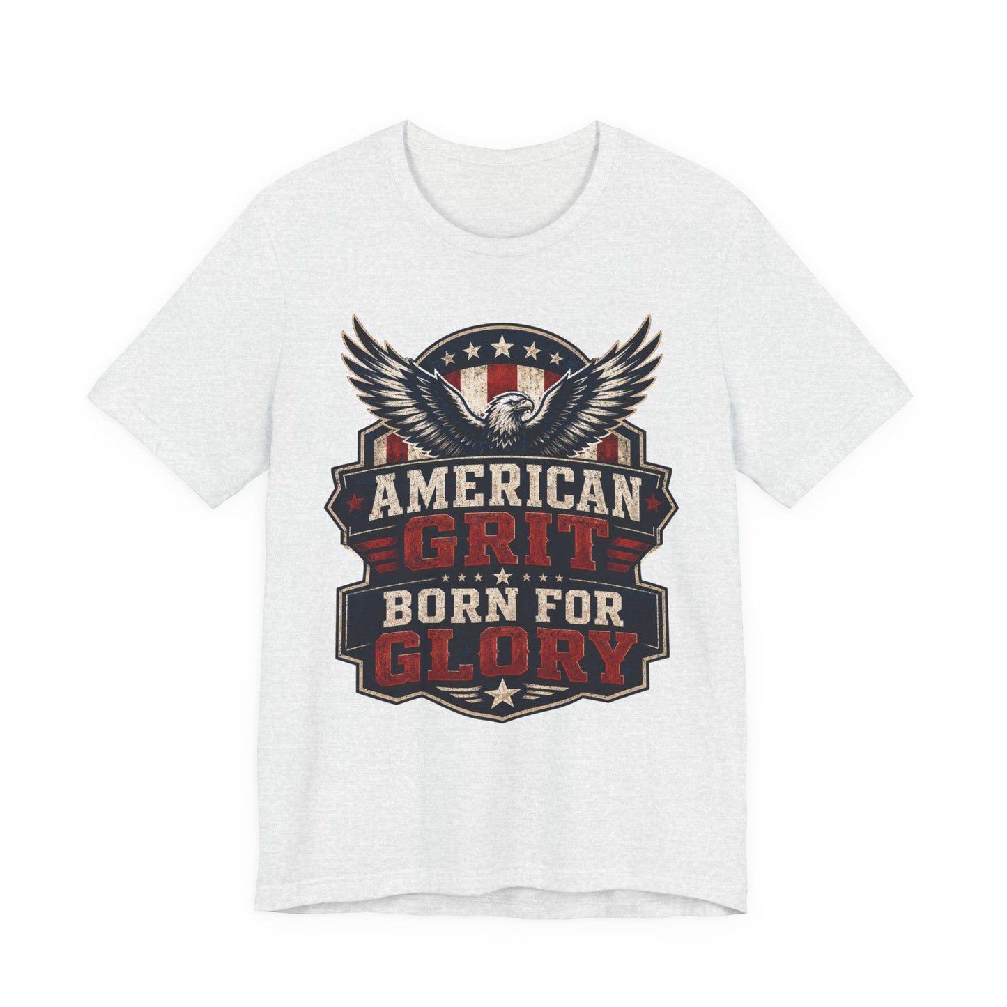 American Grit Tee — "Born for Glory" Patriotic Eagle T-Shirt