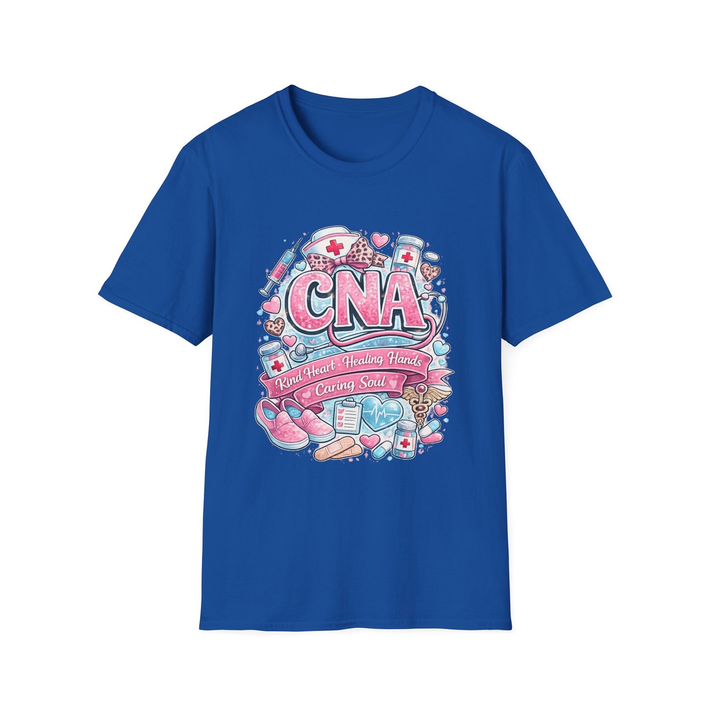 CNA Heart & Healing T-Shirt — Certified Nursing Assistant Tribute Tee