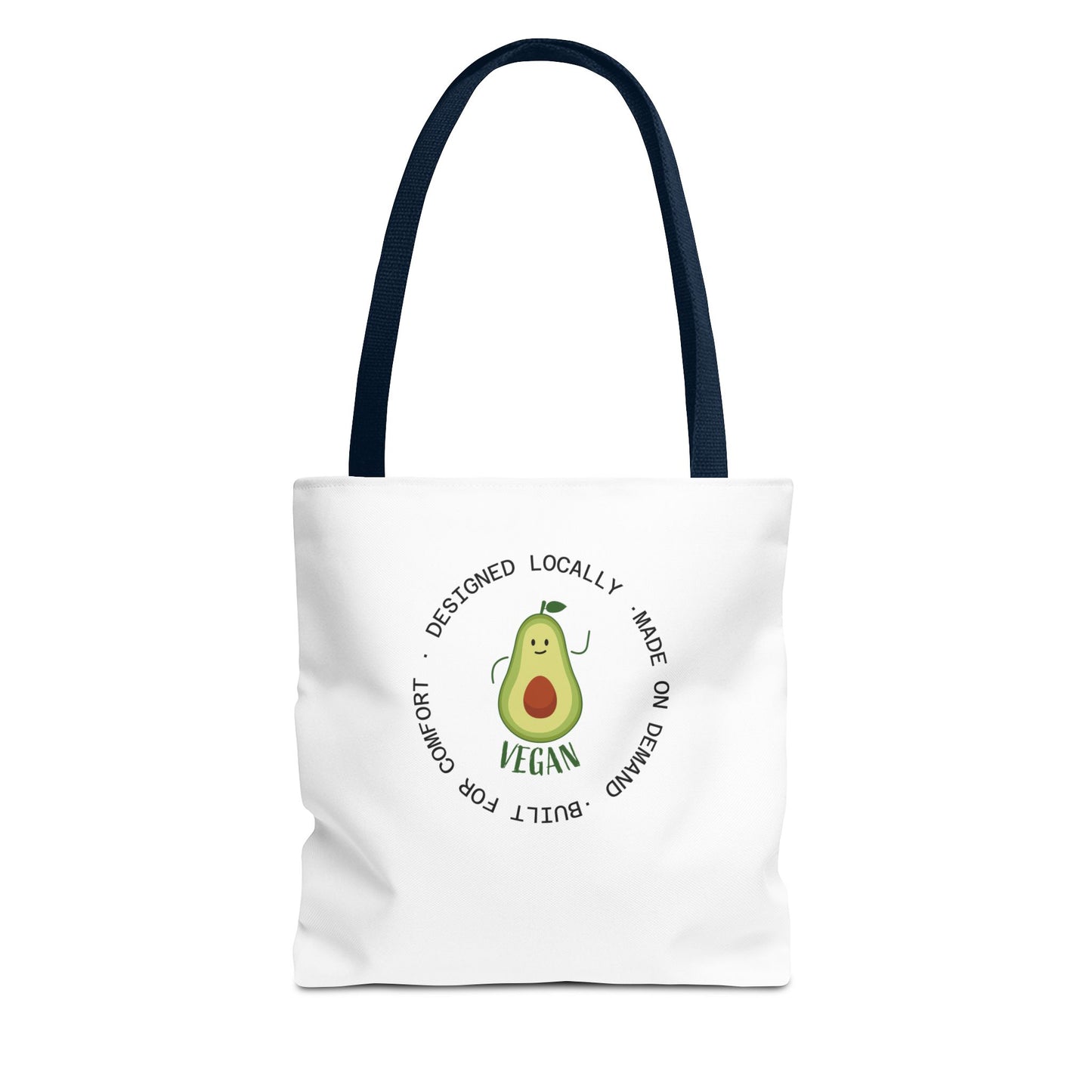 Tote Bag — Cute Vegan Avocado & Limoncello Lemon Print Eco Tote
