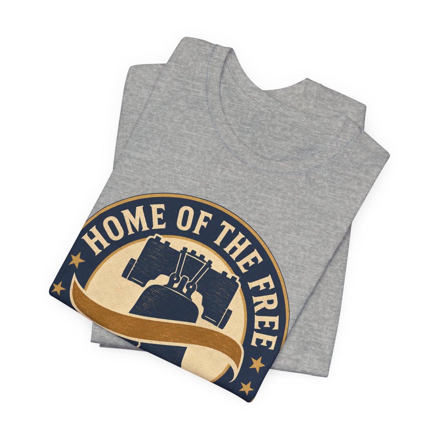 Home of the Free Liberty Bell T-Shirt — Patriotic USA Independence Tee