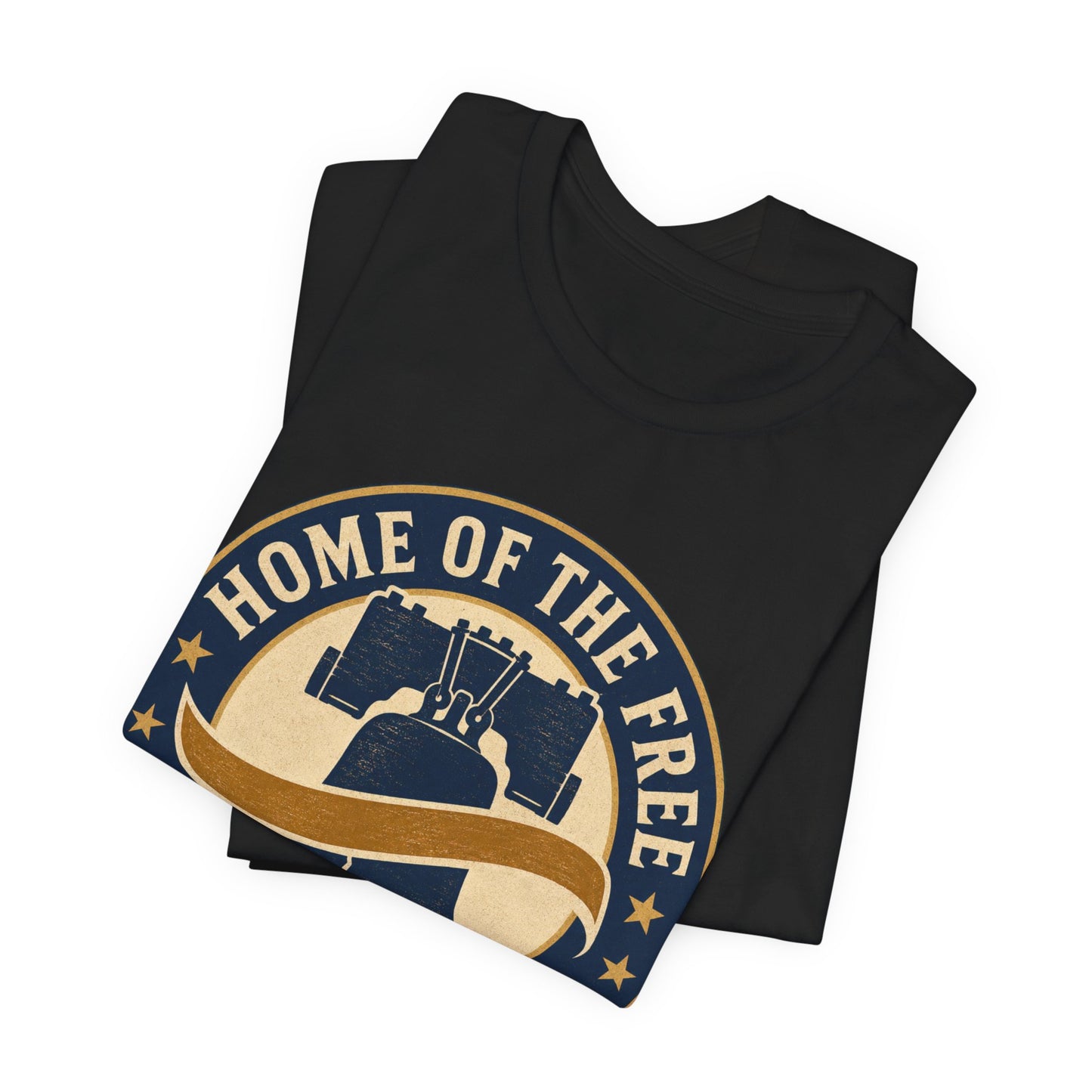 Home of the Free Liberty Bell T-Shirt — Patriotic USA Independence Tee