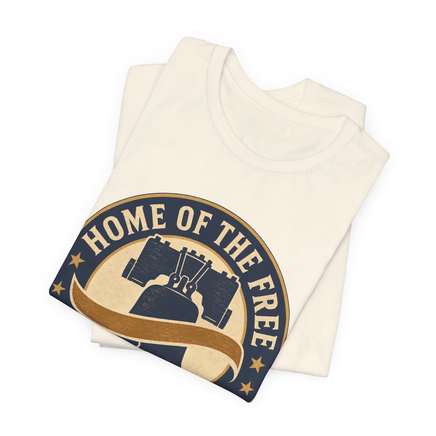 Home of the Free Liberty Bell T-Shirt — Patriotic USA Independence Tee