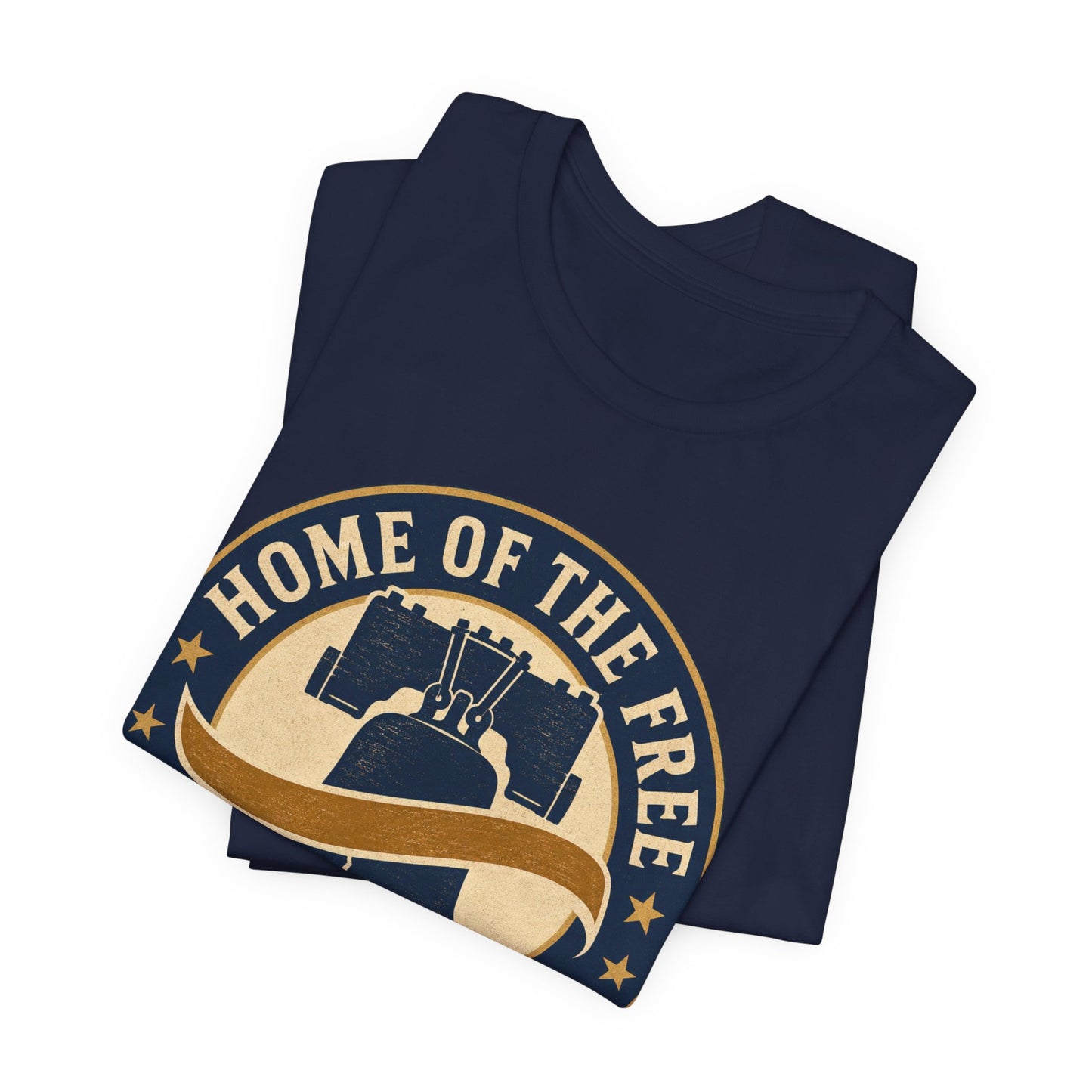 Home of the Free Liberty Bell T-Shirt — Patriotic USA Independence Tee