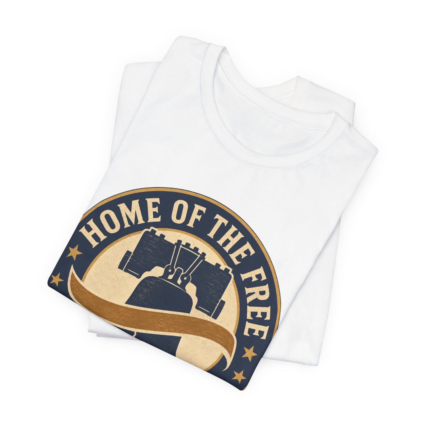 Home of the Free Liberty Bell T-Shirt — Patriotic USA Independence Tee