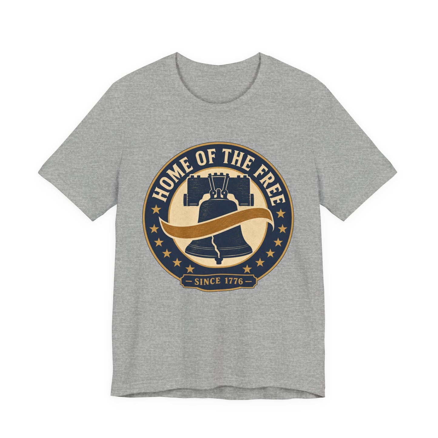 Home of the Free Liberty Bell T-Shirt — Patriotic USA Independence Tee