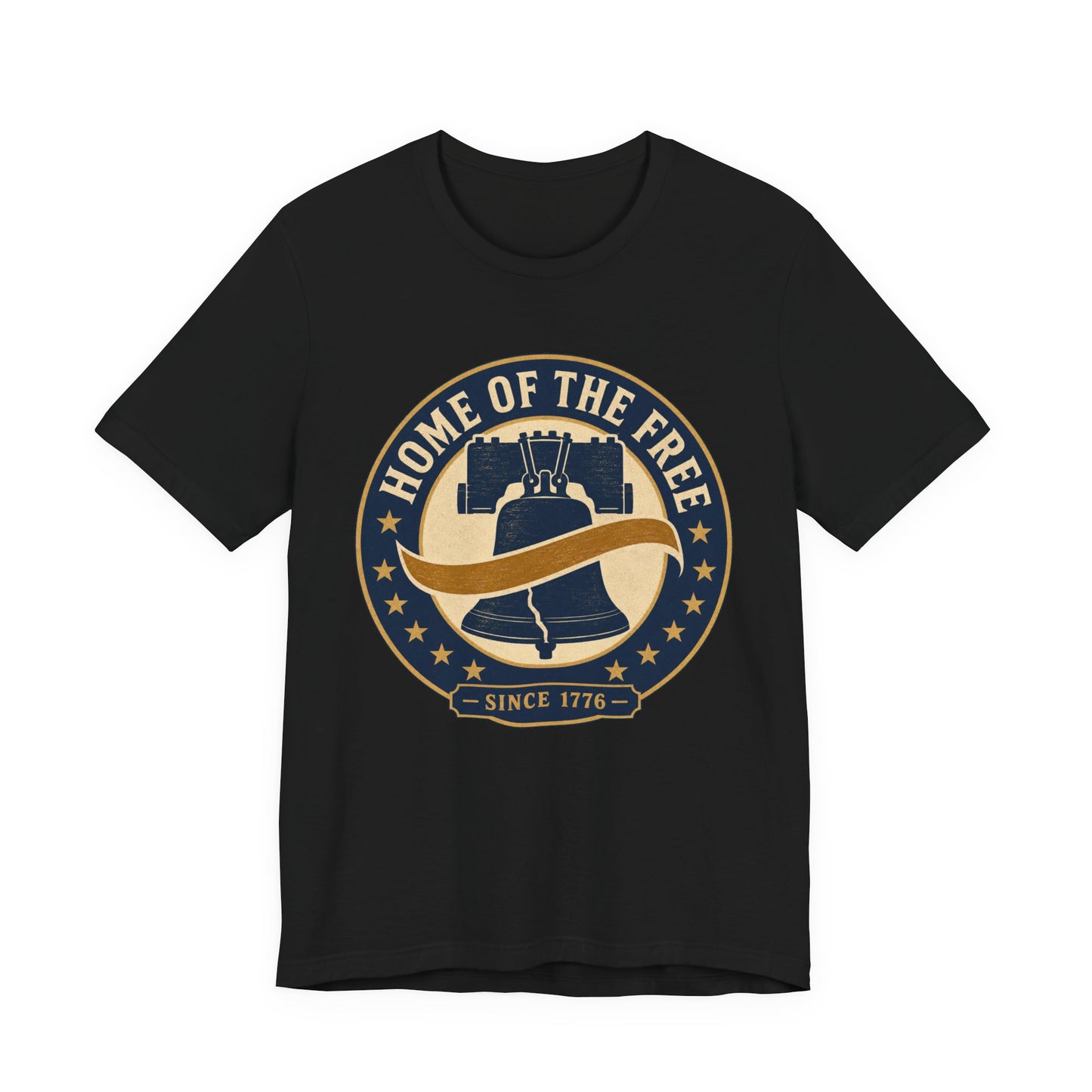 Home of the Free Liberty Bell T-Shirt — Patriotic USA Independence Tee