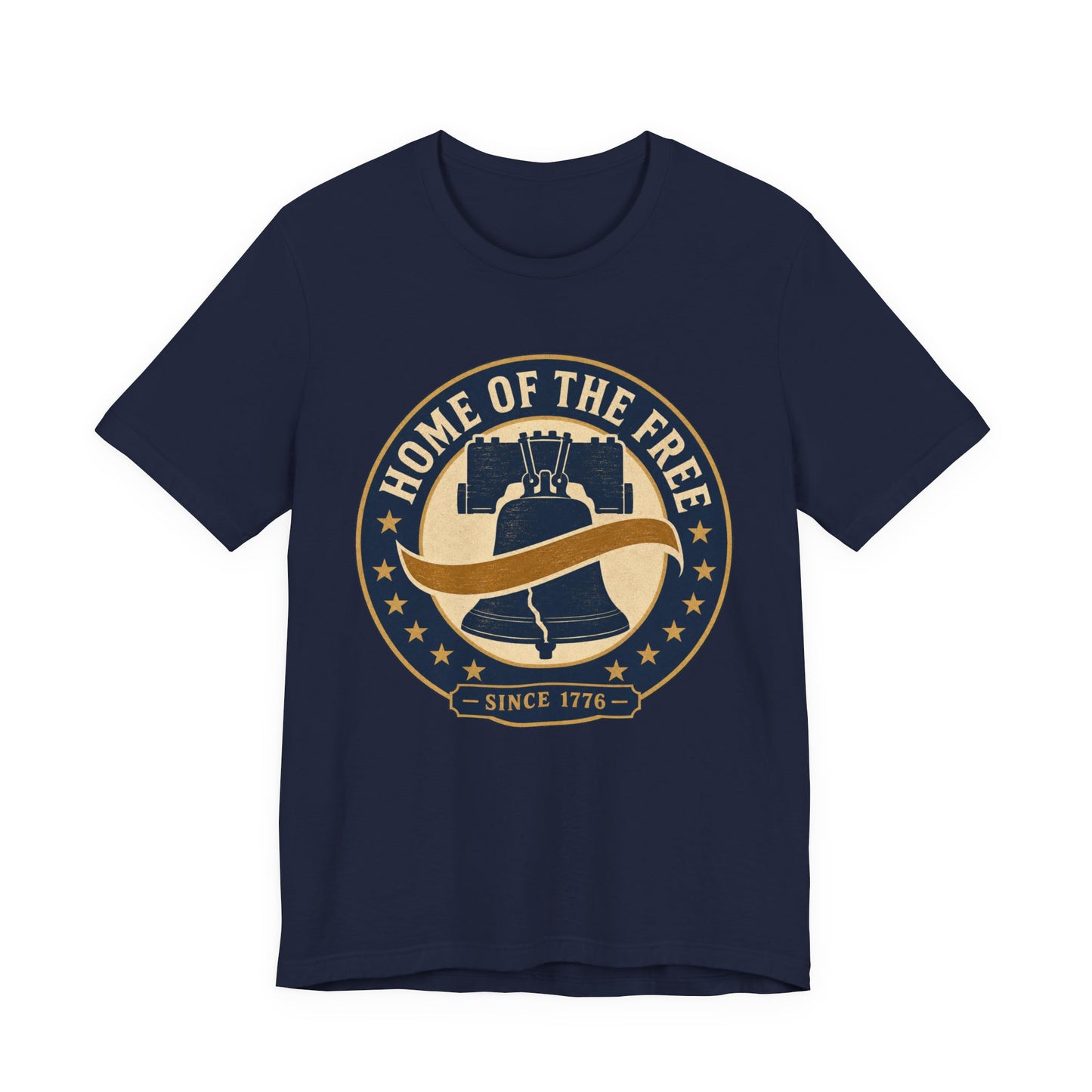 Home of the Free Liberty Bell T-Shirt — Patriotic USA Independence Tee