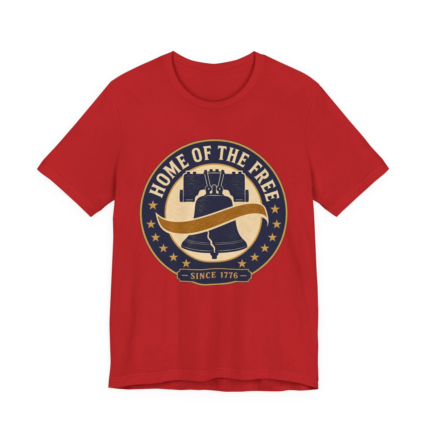 Home of the Free Liberty Bell T-Shirt — Patriotic USA Independence Tee
